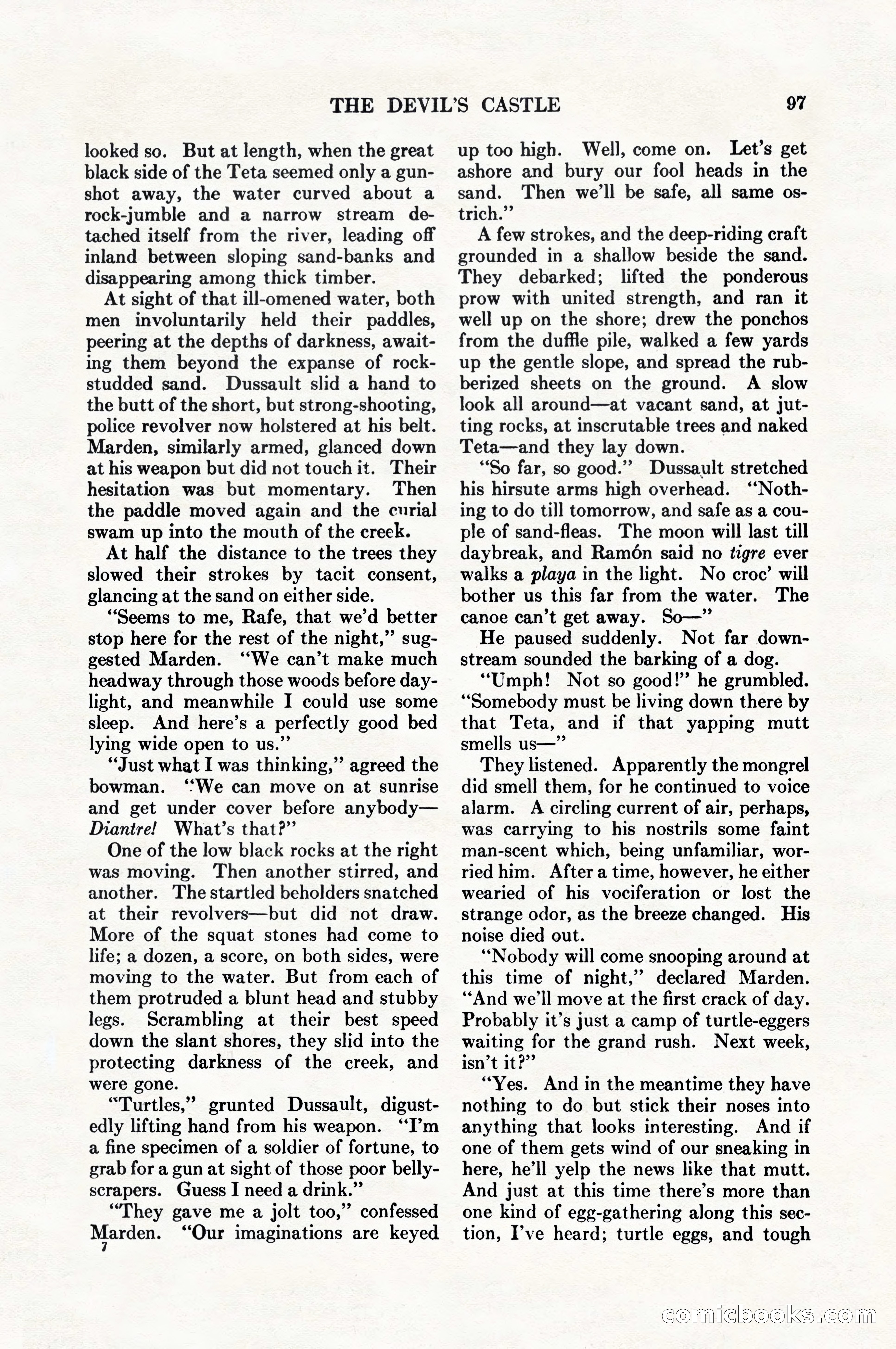 Adventure Magazine, August 1, 1927 — page 109 of 206