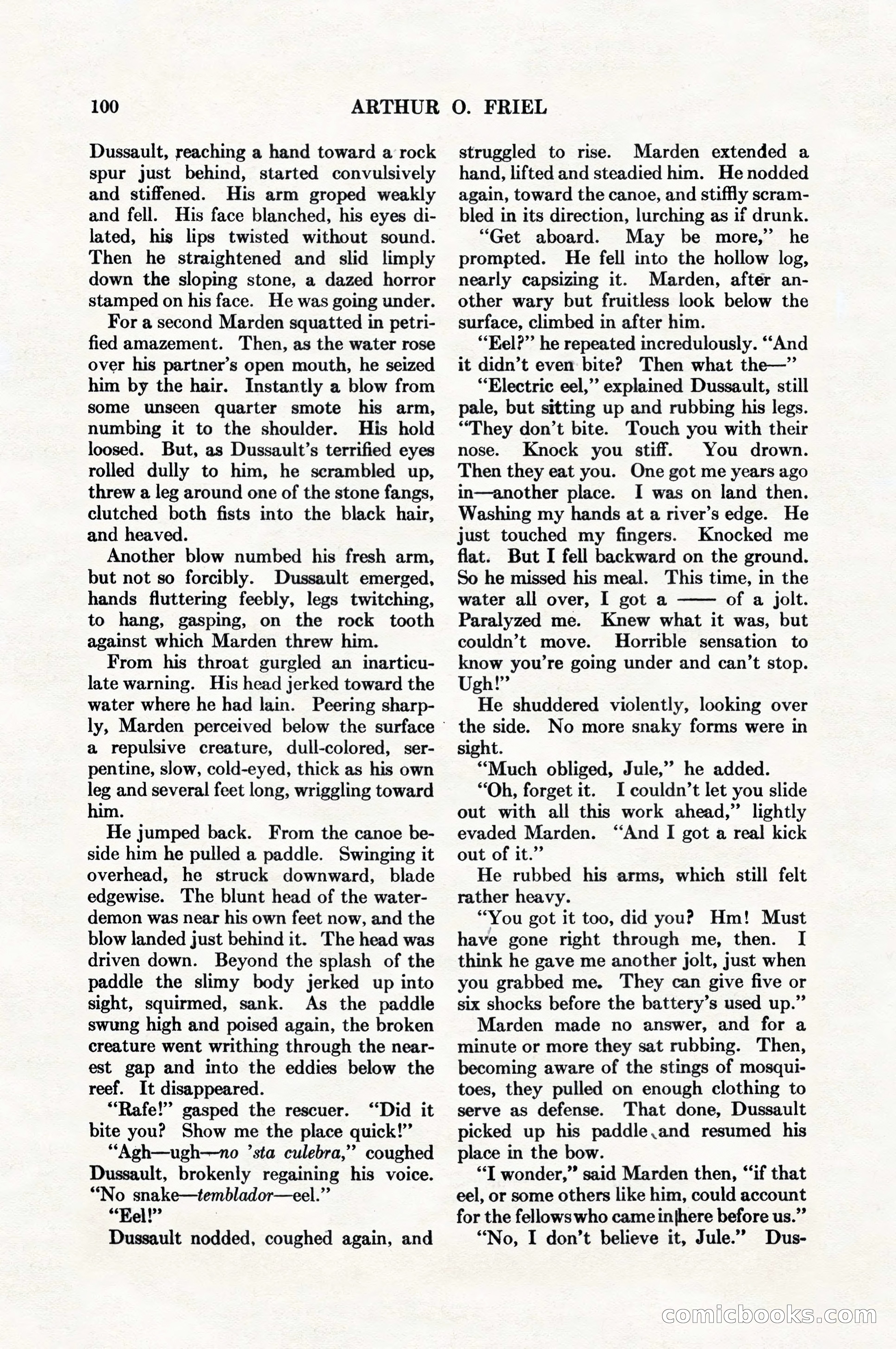 Adventure Magazine, August 1, 1927 — page 112 of 206