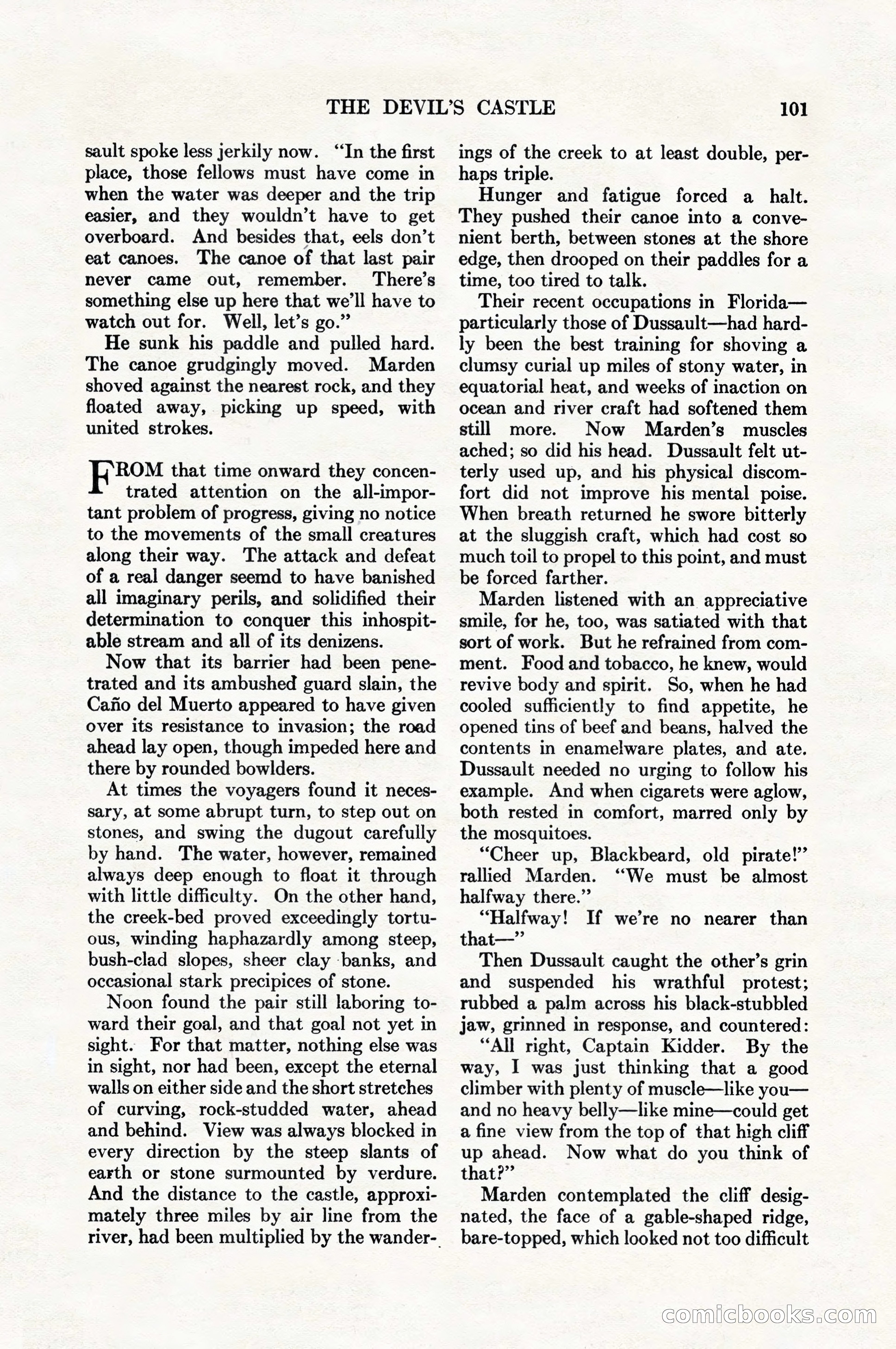 Adventure Magazine, August 1, 1927 — page 113 of 206