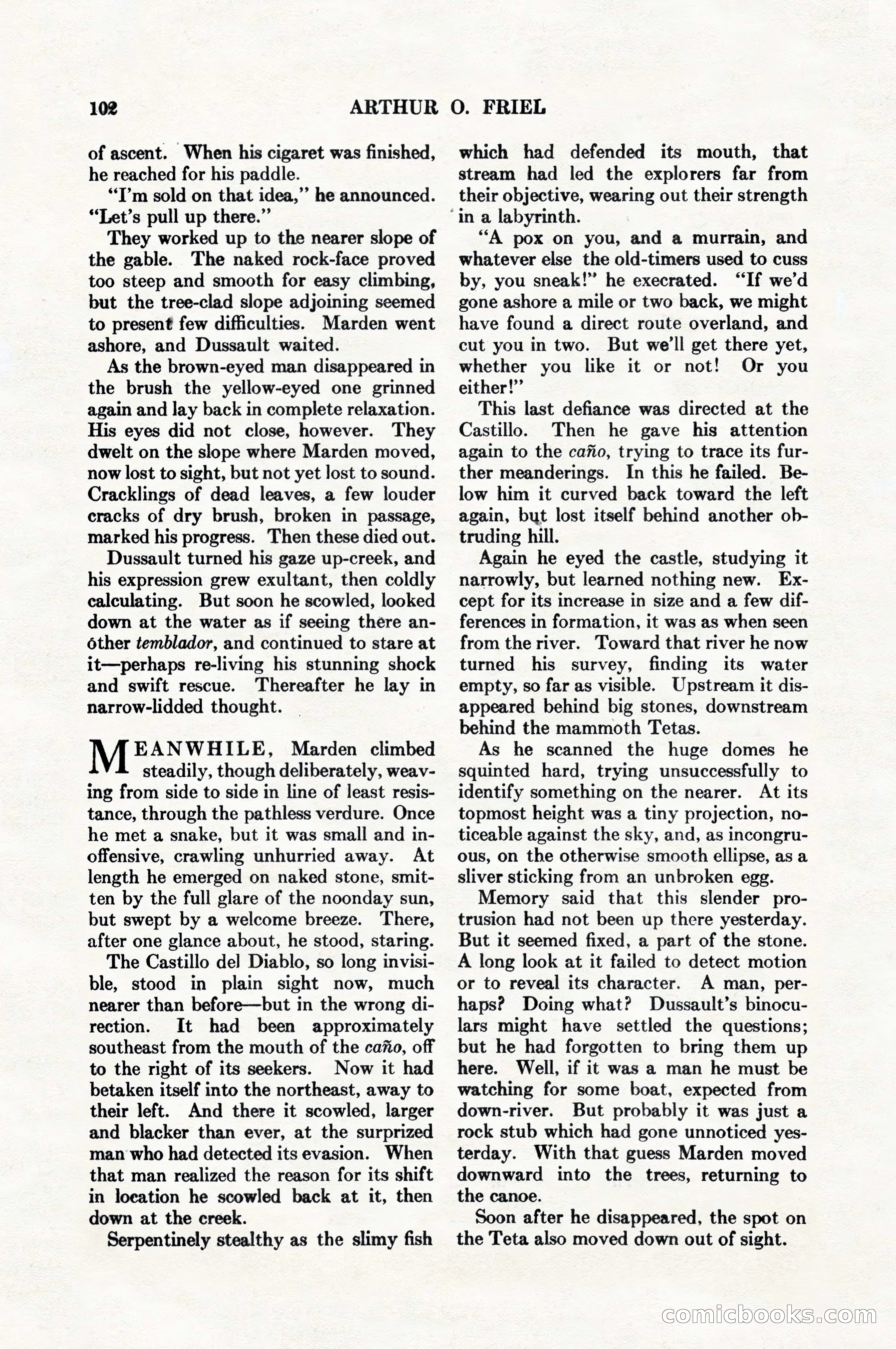 Adventure Magazine, August 1, 1927 — page 114 of 206