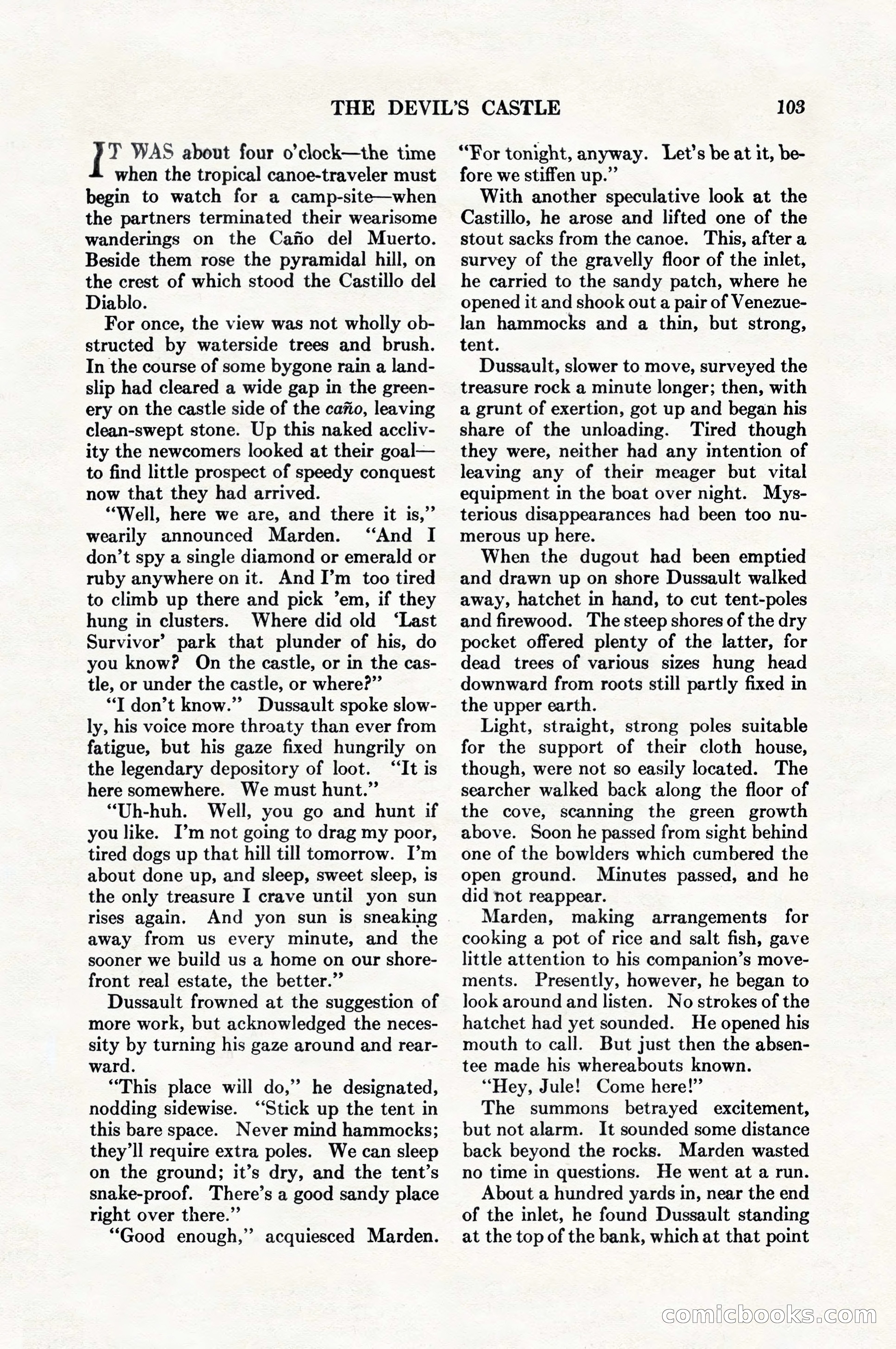 Adventure Magazine, August 1, 1927 — page 115 of 206