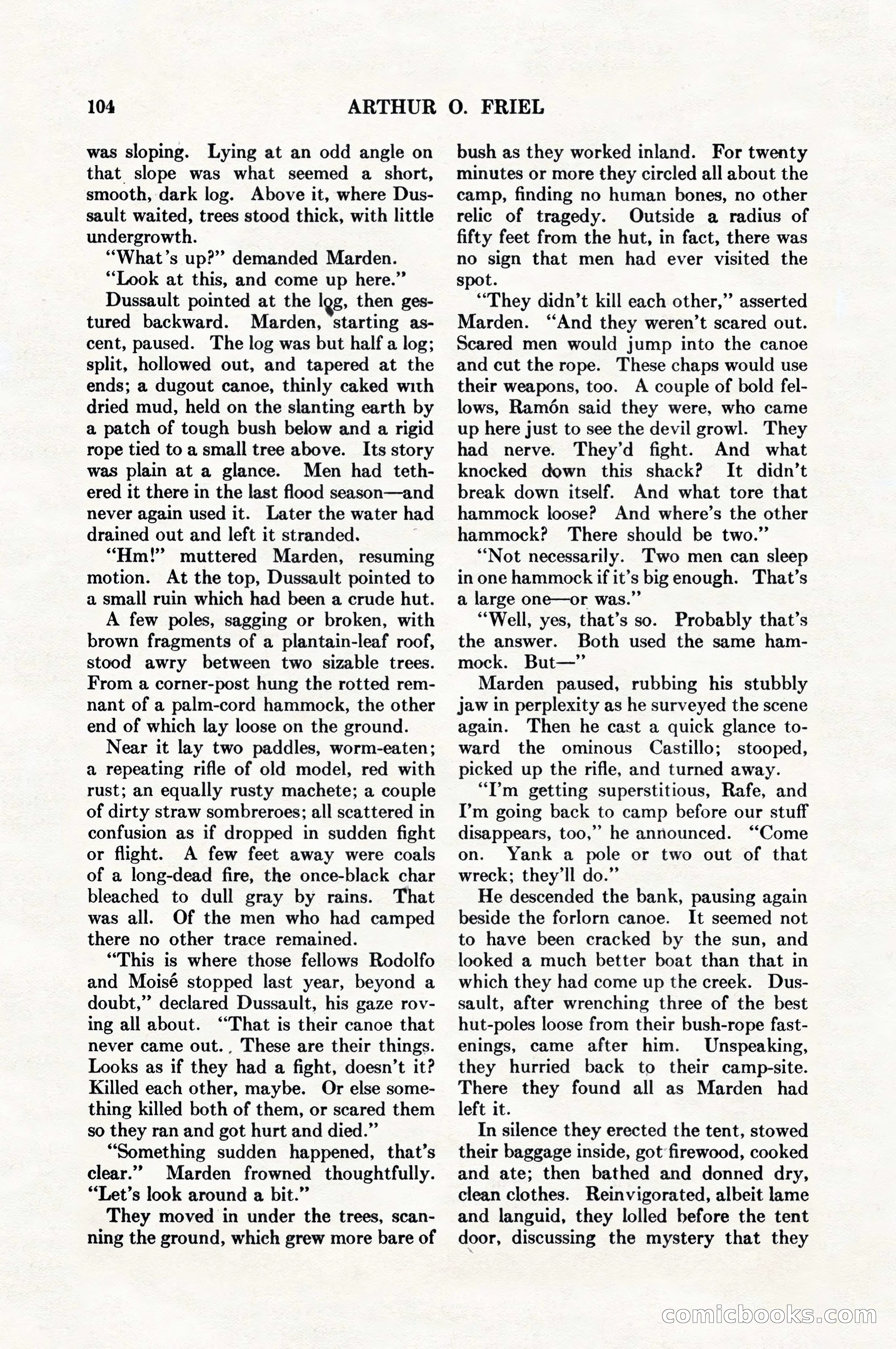 Adventure Magazine, August 1, 1927 — page 116 of 206