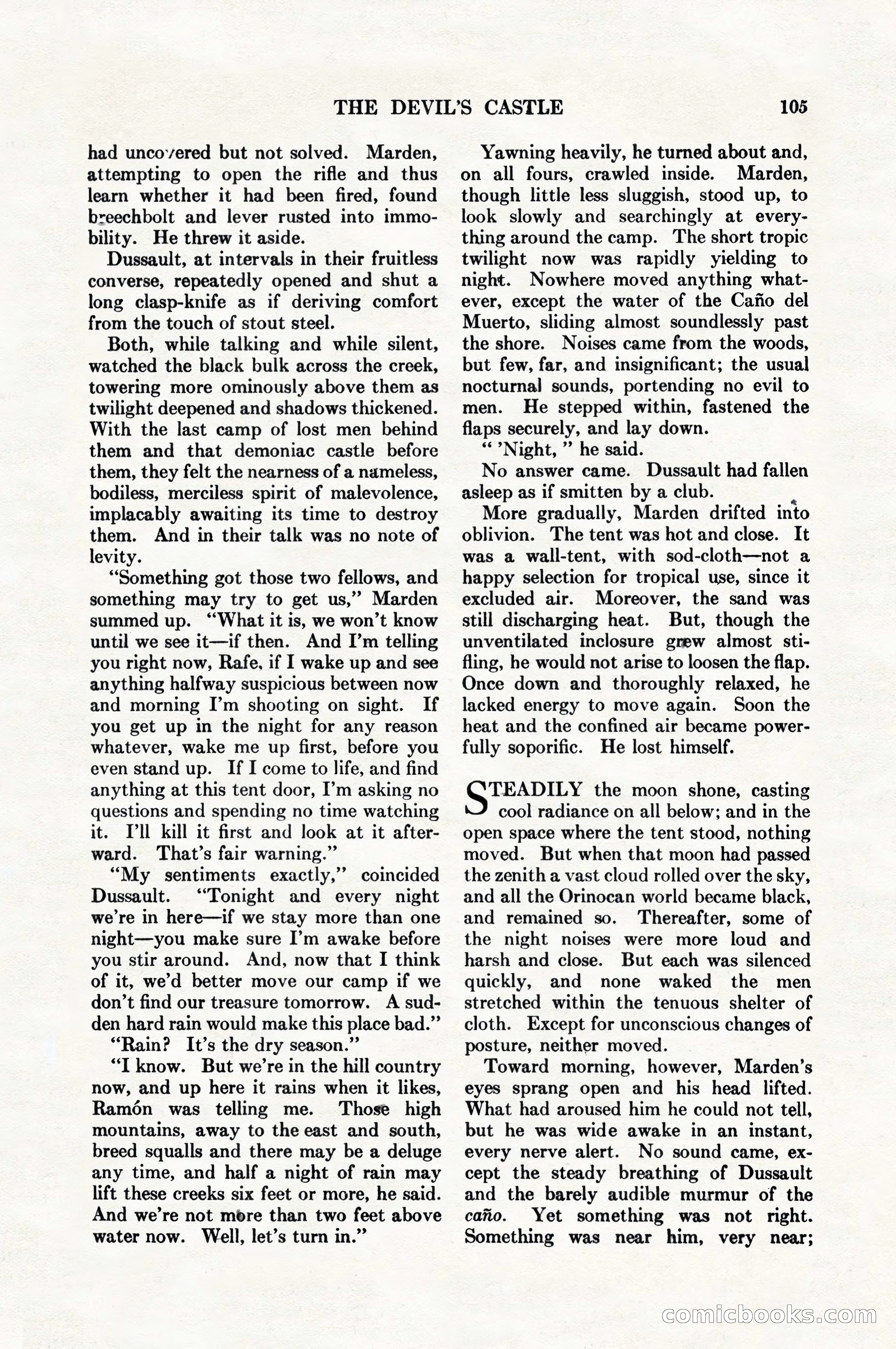 Adventure Magazine, August 1, 1927 — page 117 of 206