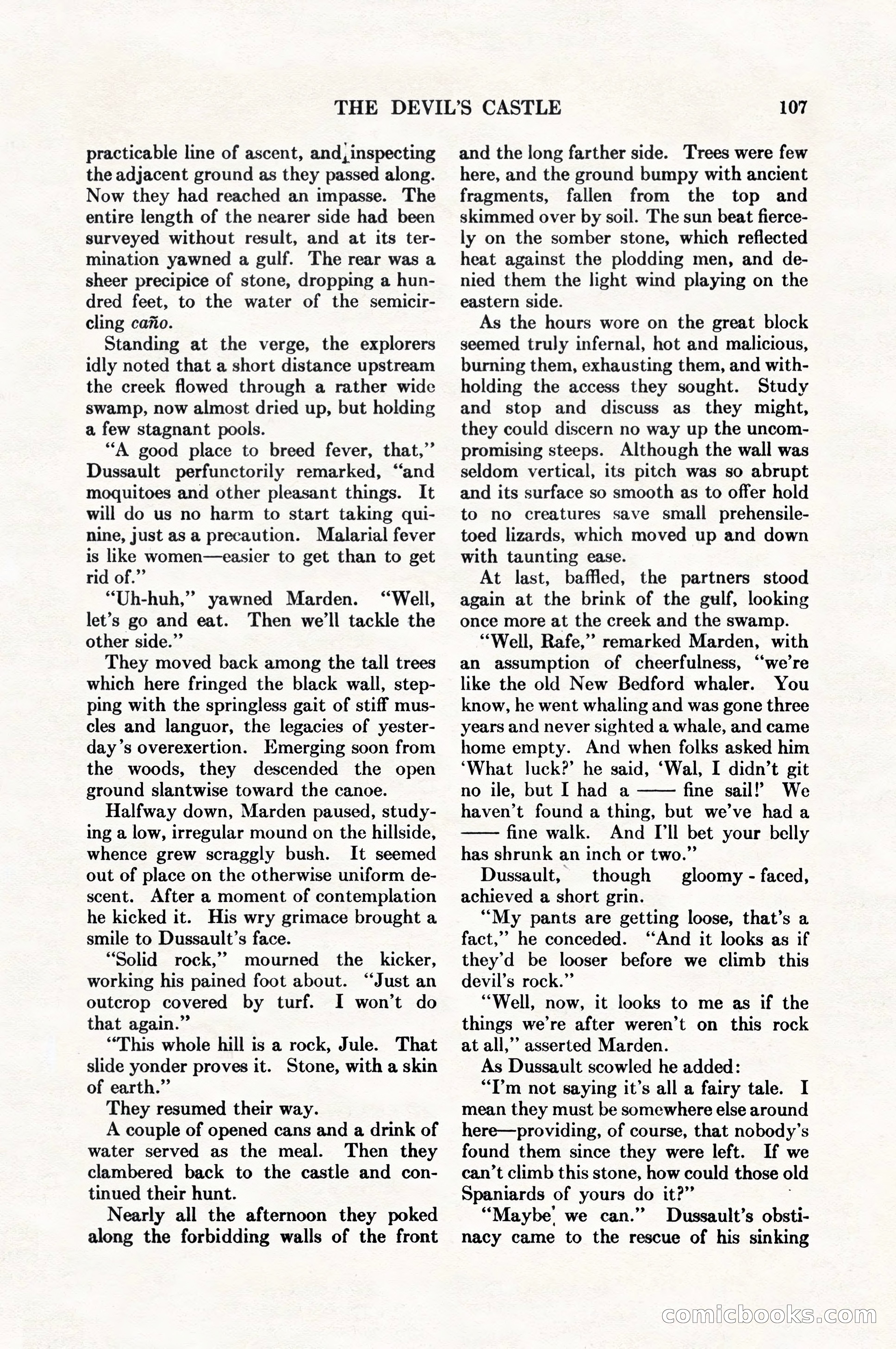 Adventure Magazine, August 1, 1927 — page 119 of 206