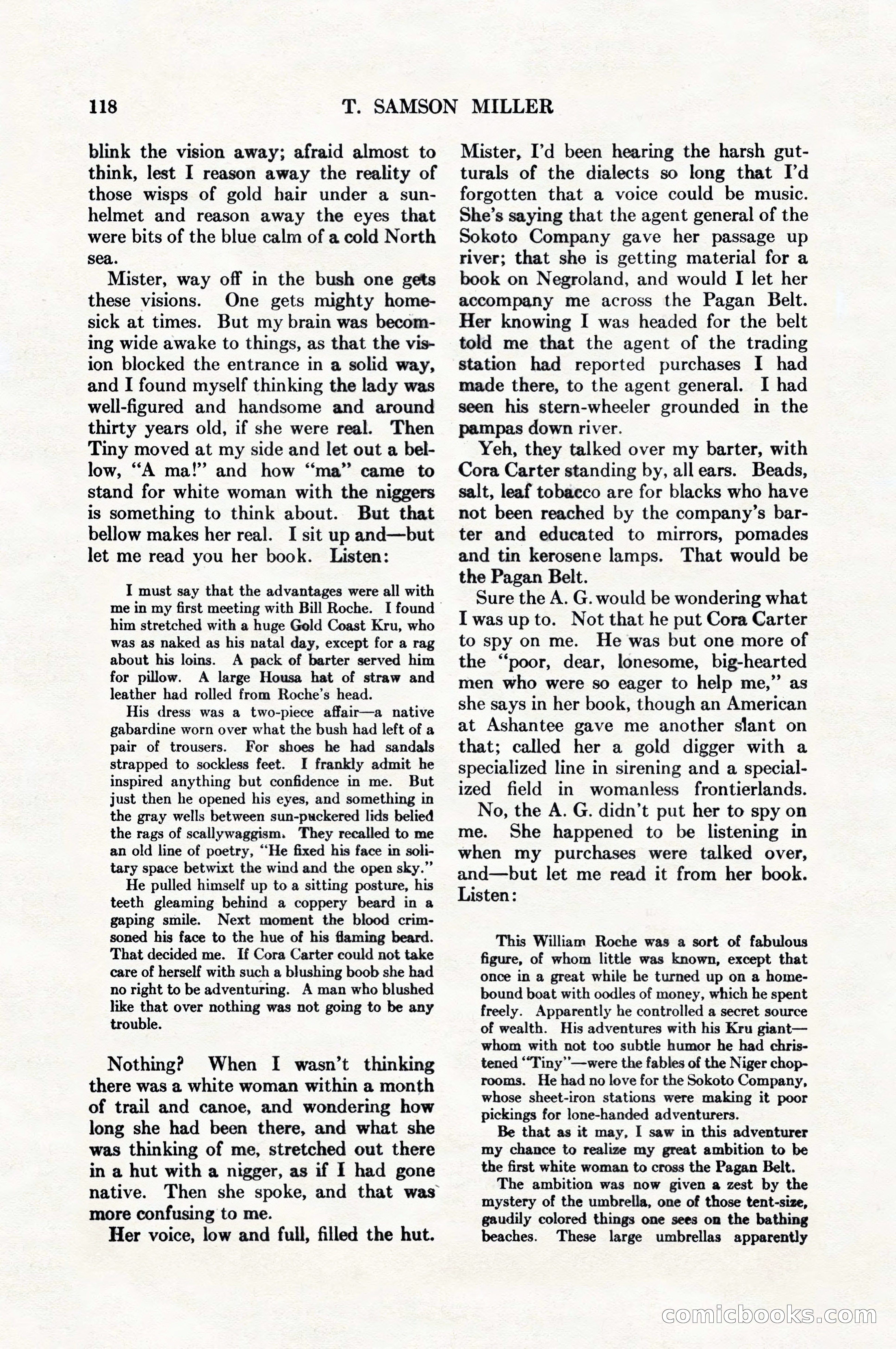 Adventure Magazine, August 1, 1927 — page 130 of 206