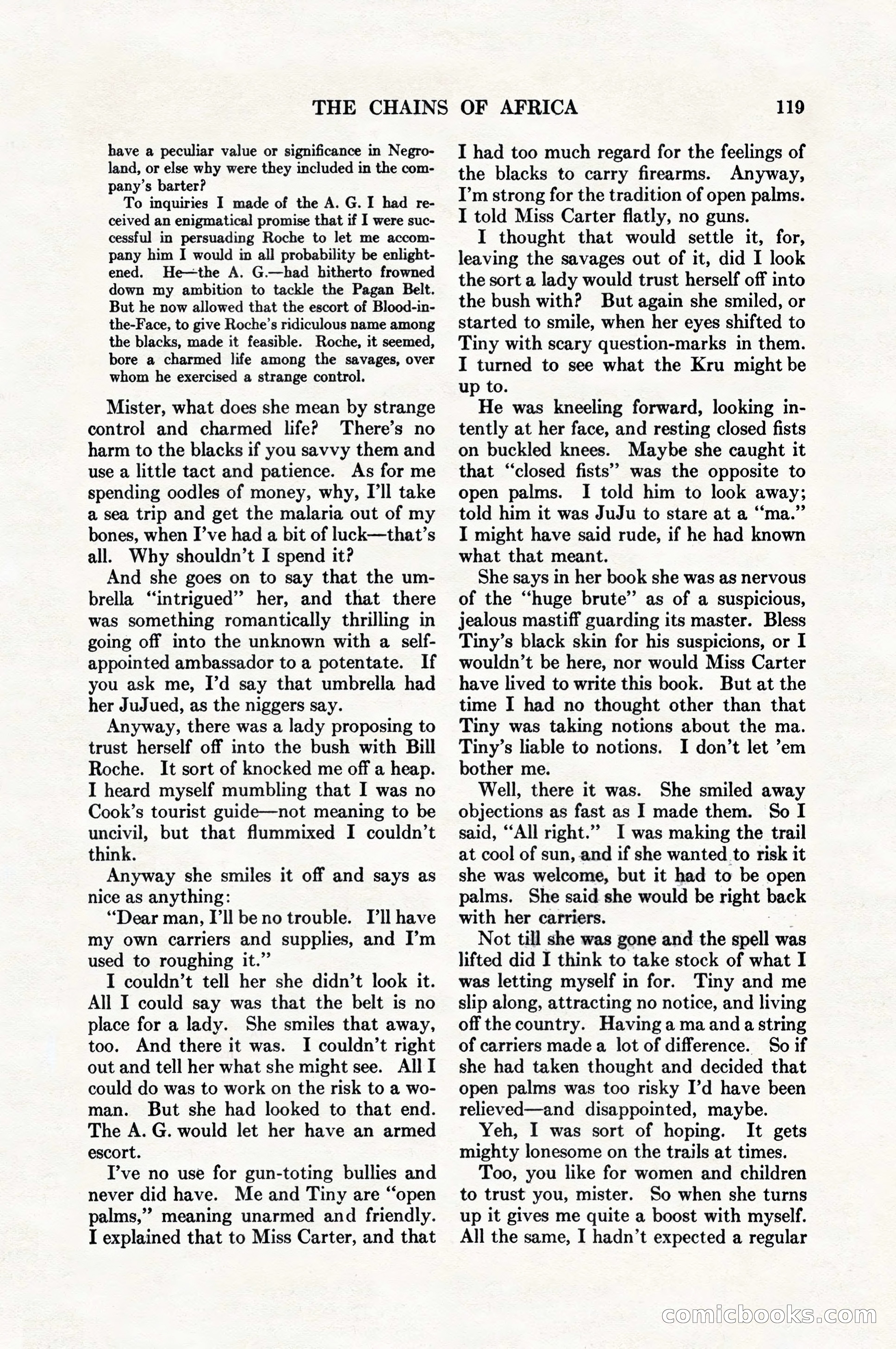Adventure Magazine, August 1, 1927 — page 131 of 206