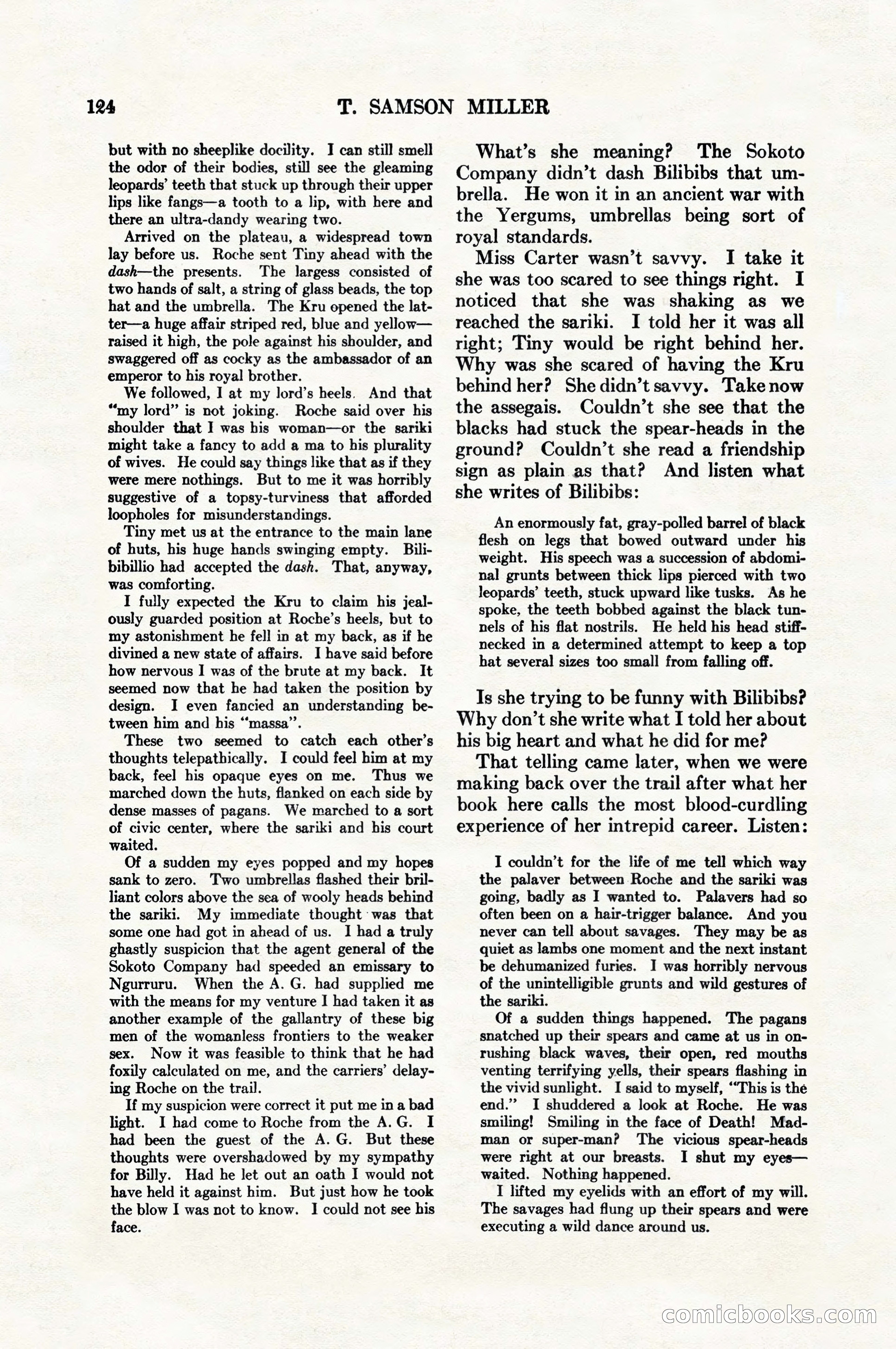 Adventure Magazine, August 1, 1927 — page 136 of 206