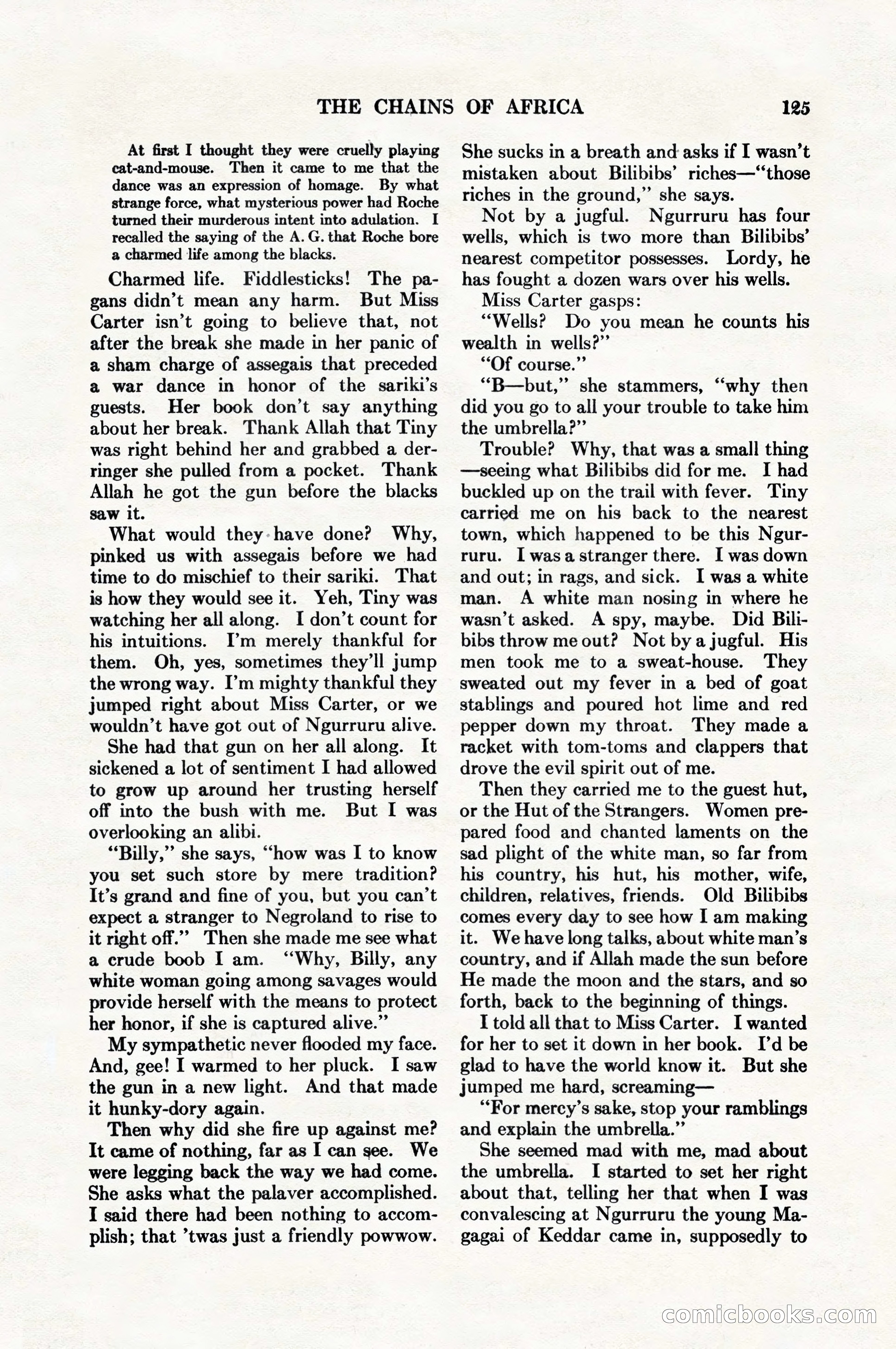 Adventure Magazine, August 1, 1927 — page 137 of 206
