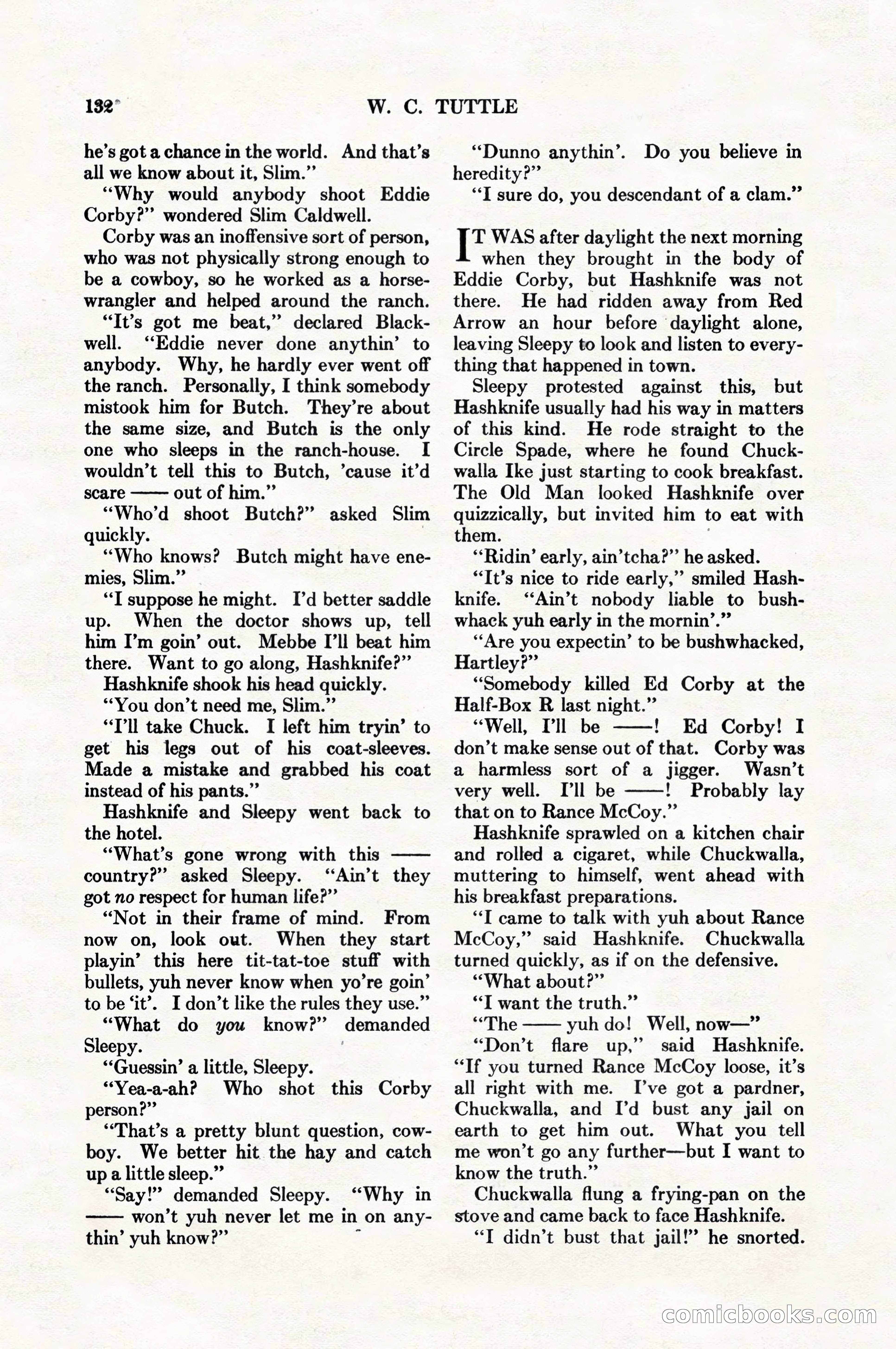 Adventure Magazine, August 1, 1927 — page 144 of 206