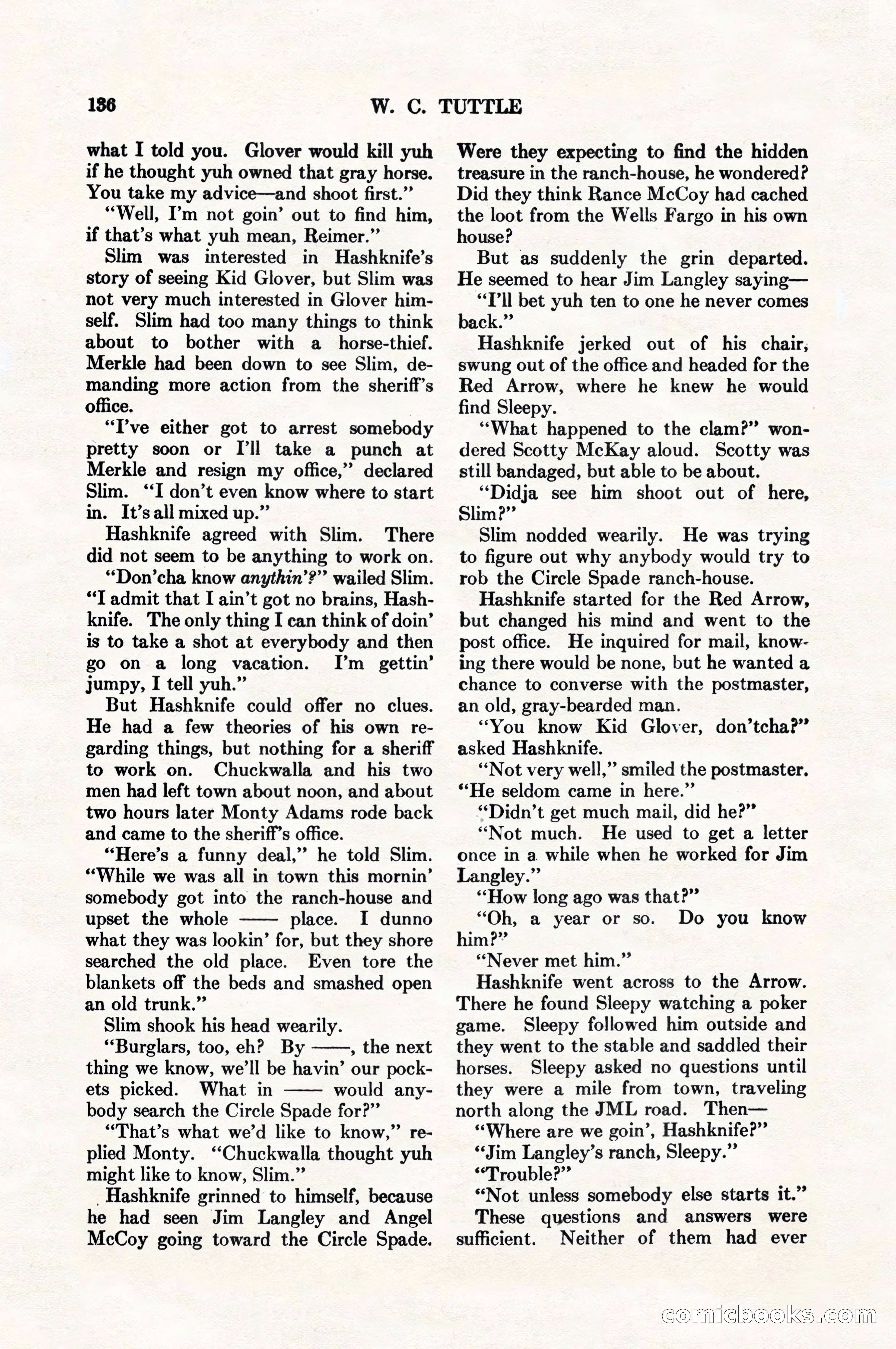 Adventure Magazine, August 1, 1927 — page 148 of 206