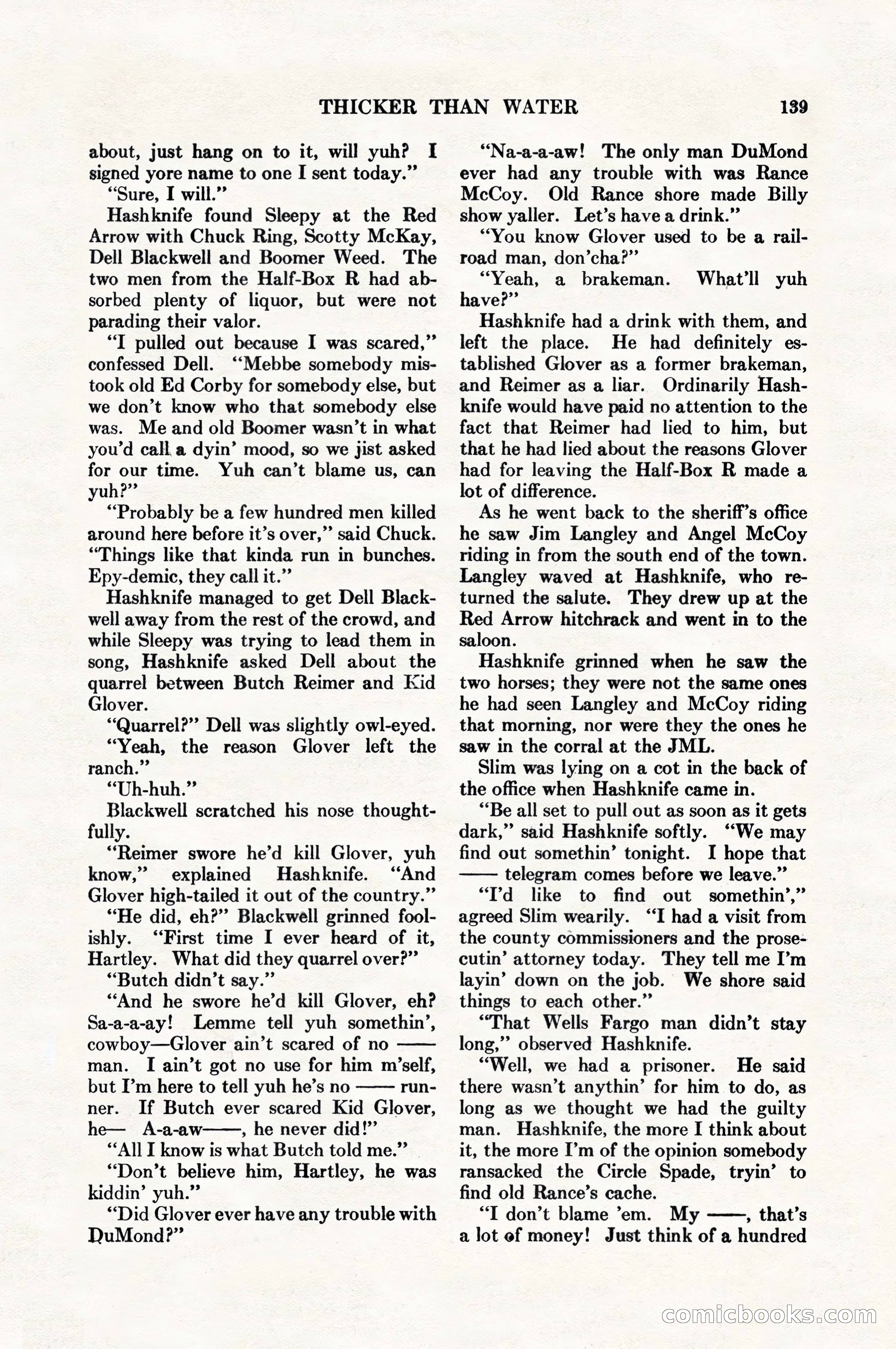 Adventure Magazine, August 1, 1927 — page 151 of 206