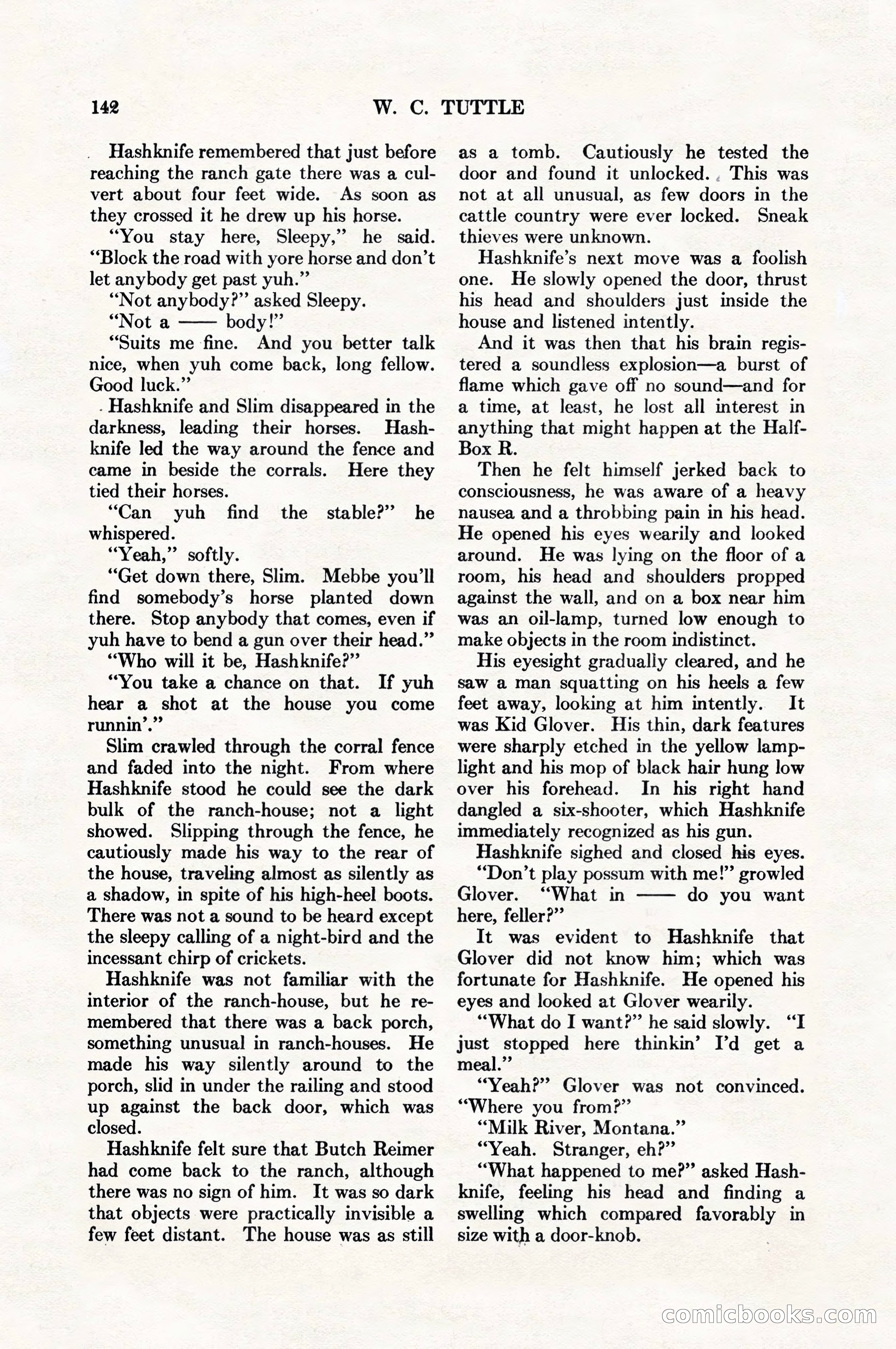 Adventure Magazine, August 1, 1927 — page 154 of 206