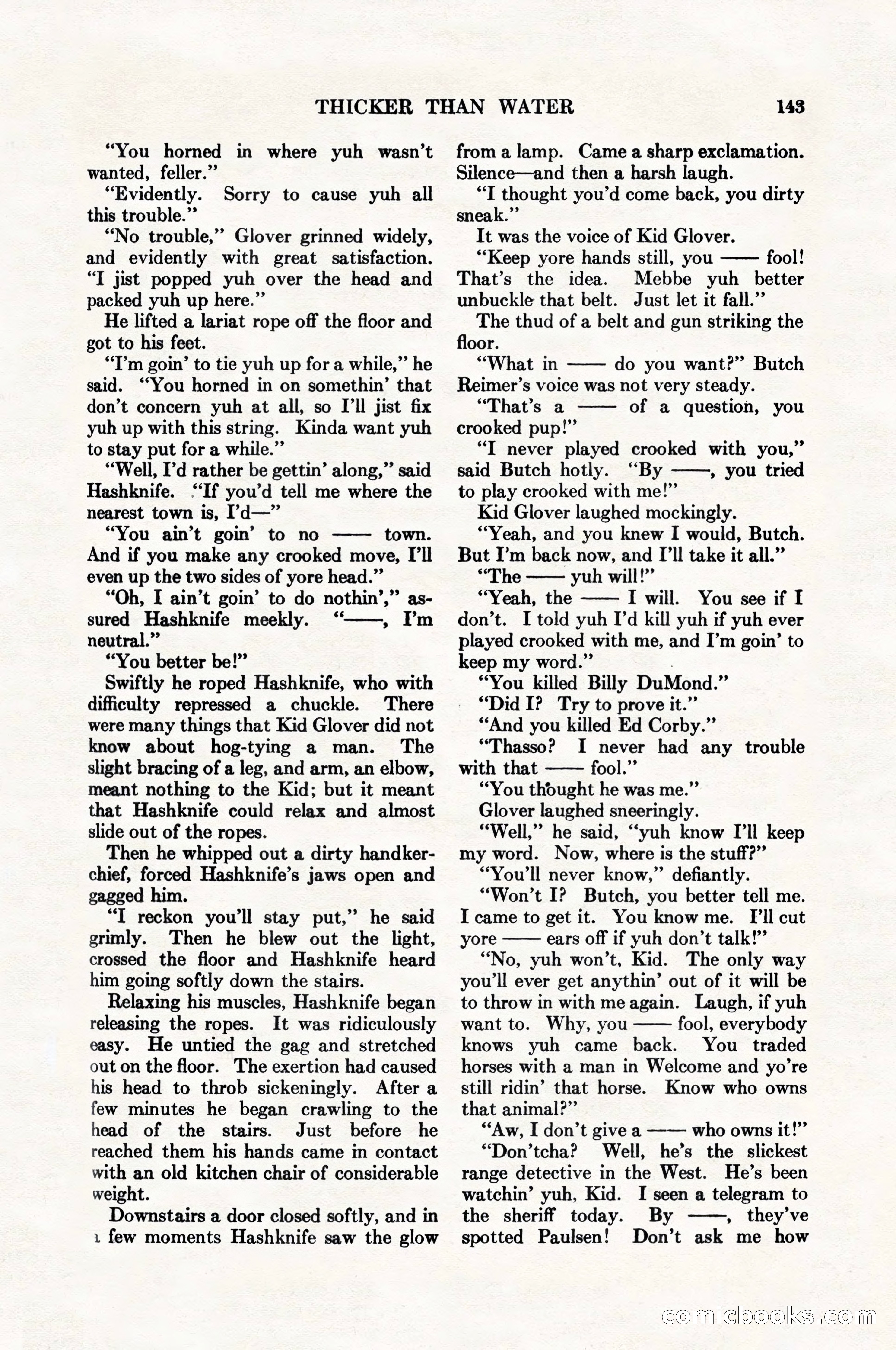 Adventure Magazine, August 1, 1927 — page 155 of 206