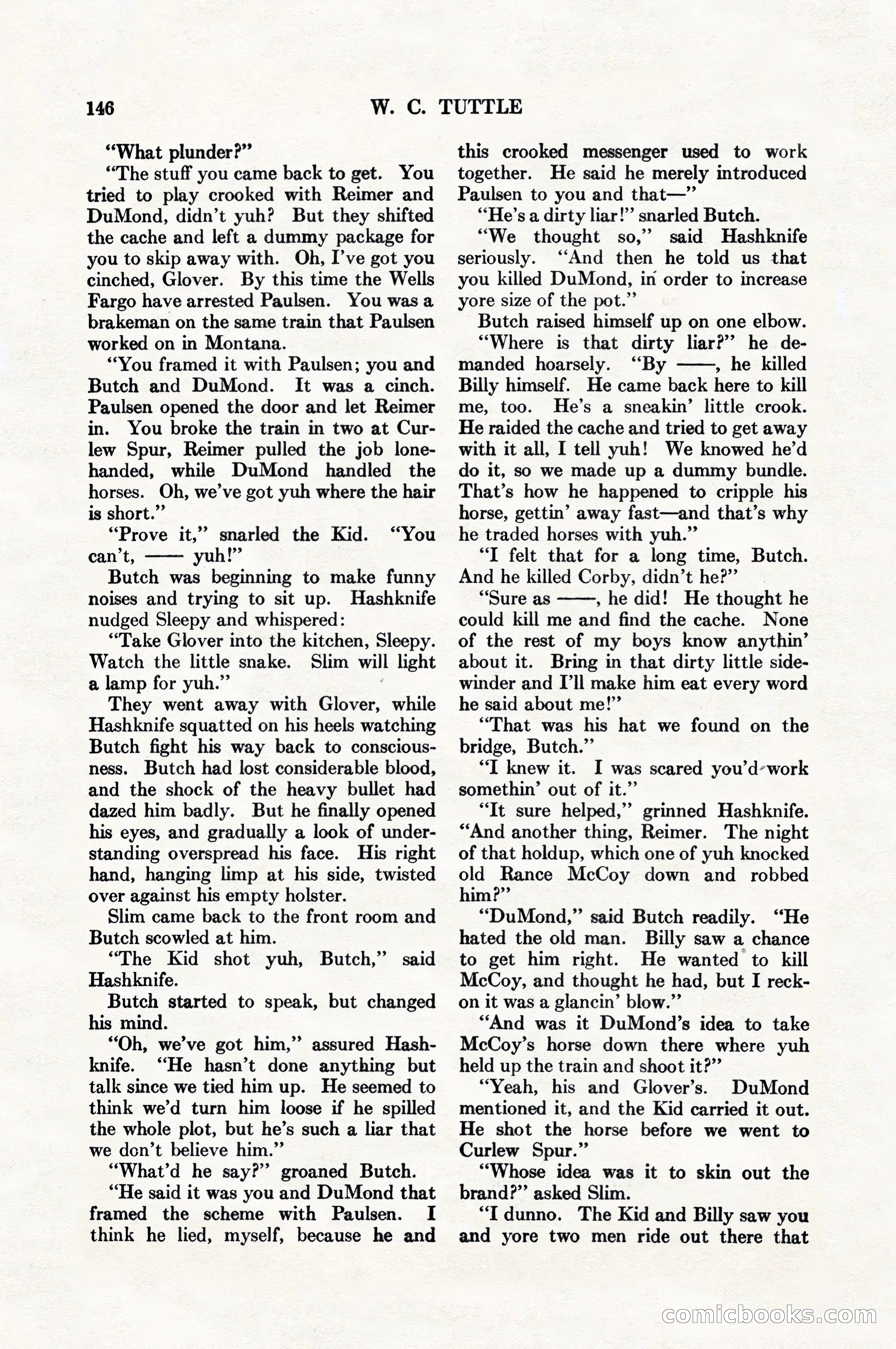 Adventure Magazine, August 1, 1927 — page 158 of 206