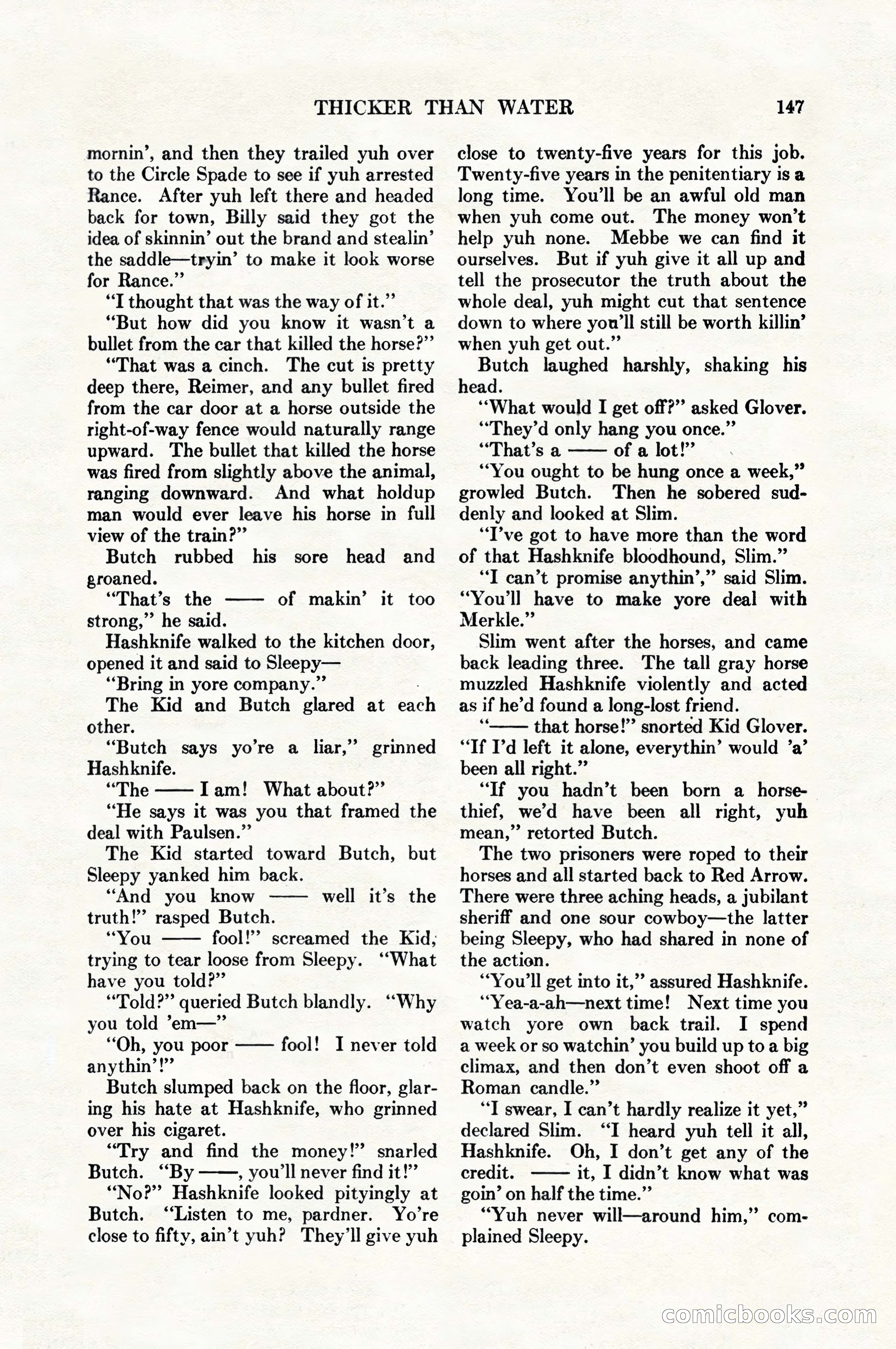 Adventure Magazine, August 1, 1927 — page 159 of 206