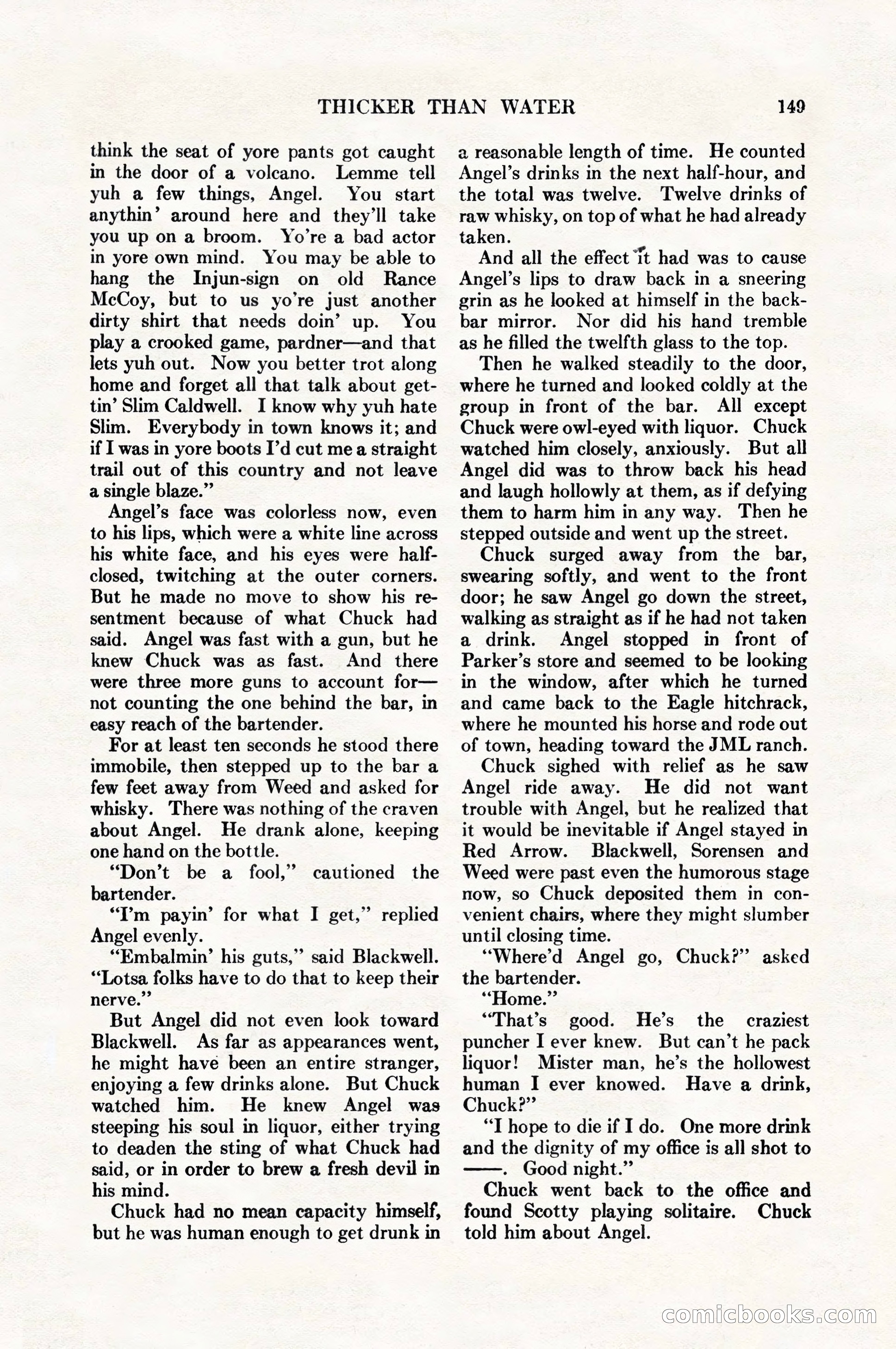 Adventure Magazine, August 1, 1927 — page 161 of 206