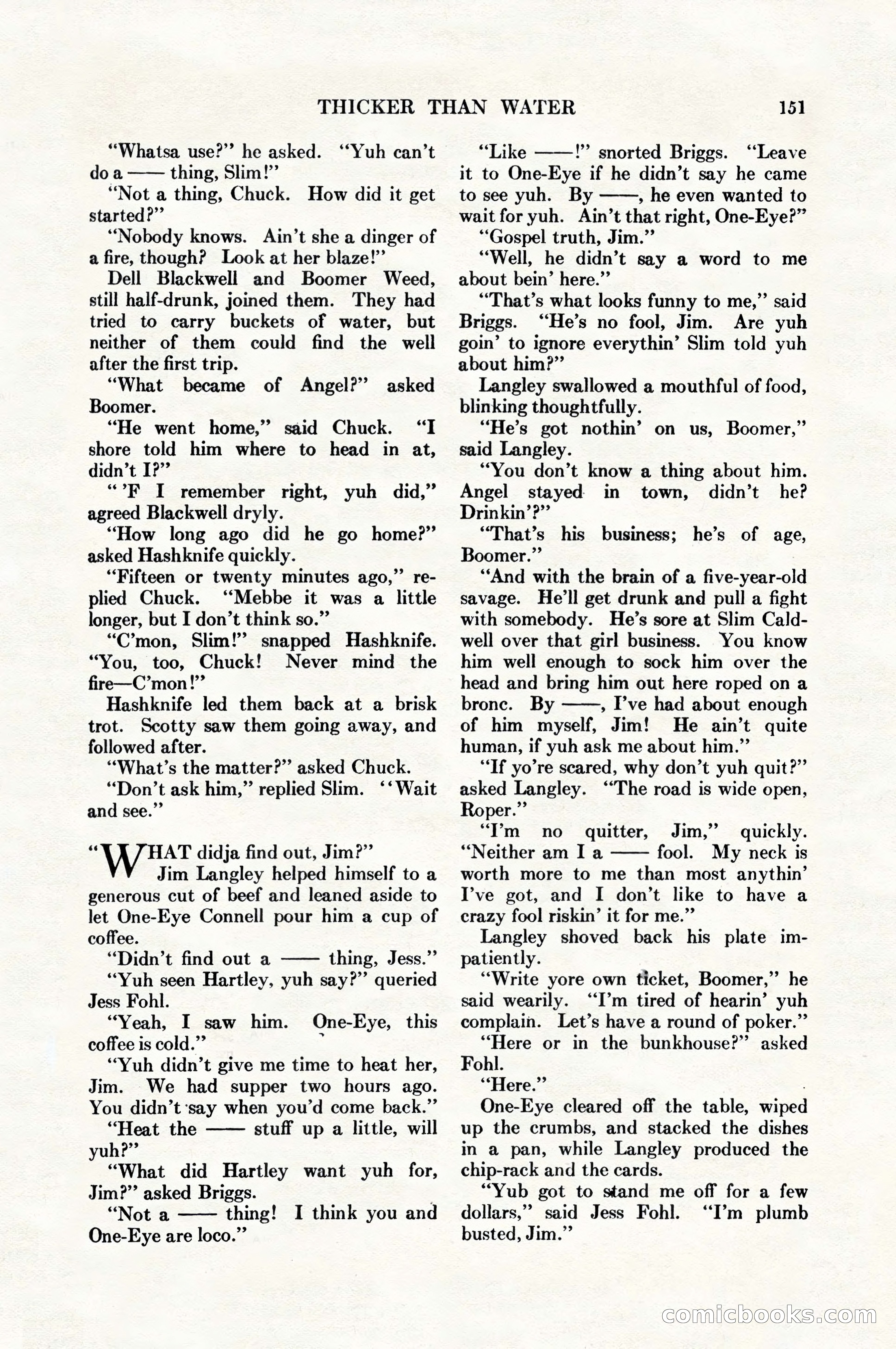 Adventure Magazine, August 1, 1927 — page 163 of 206