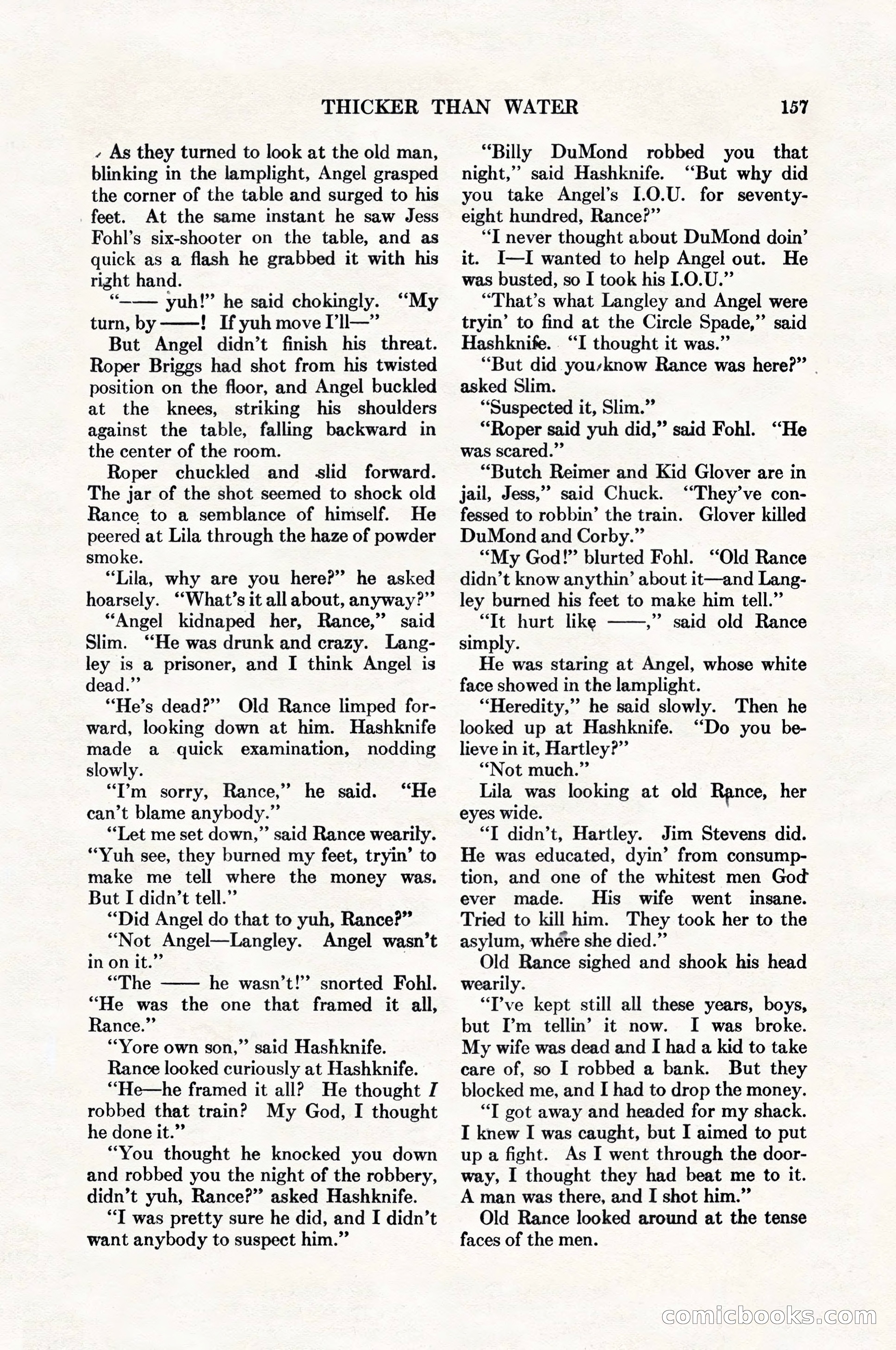 Adventure Magazine, August 1, 1927 — page 169 of 206