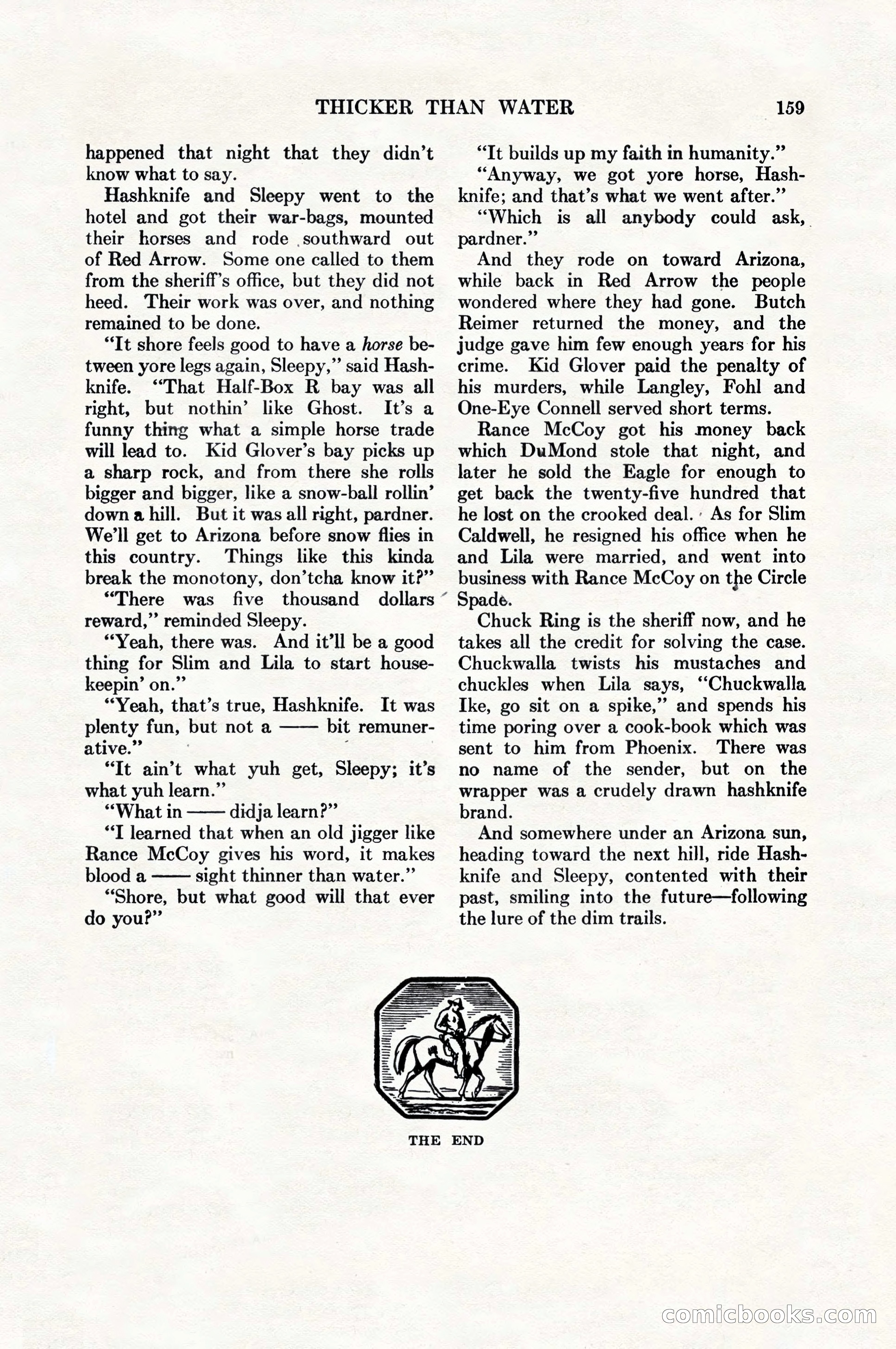 Adventure Magazine, August 1, 1927 — page 171 of 206