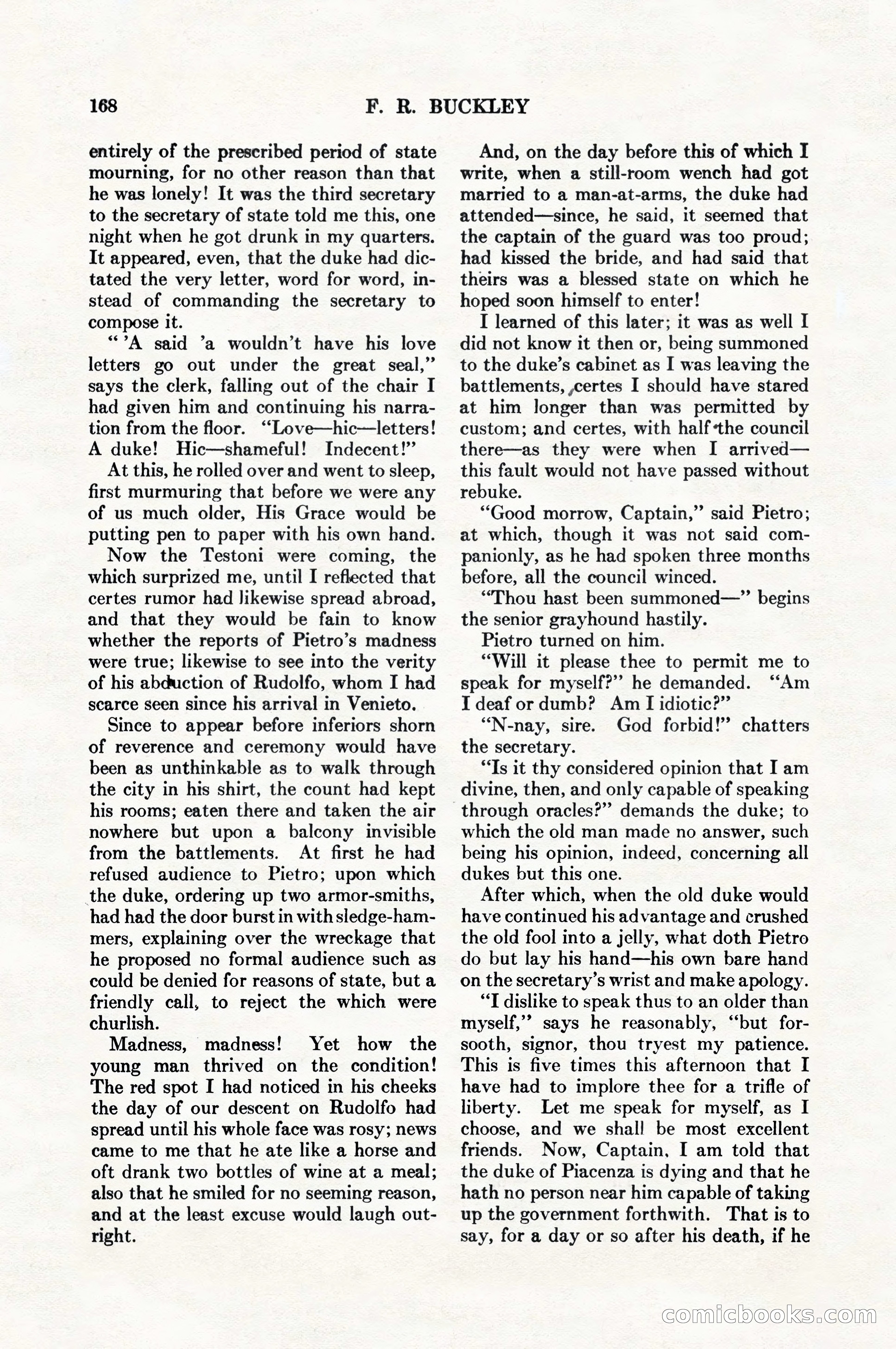 Adventure Magazine, August 1, 1927 — page 180 of 206