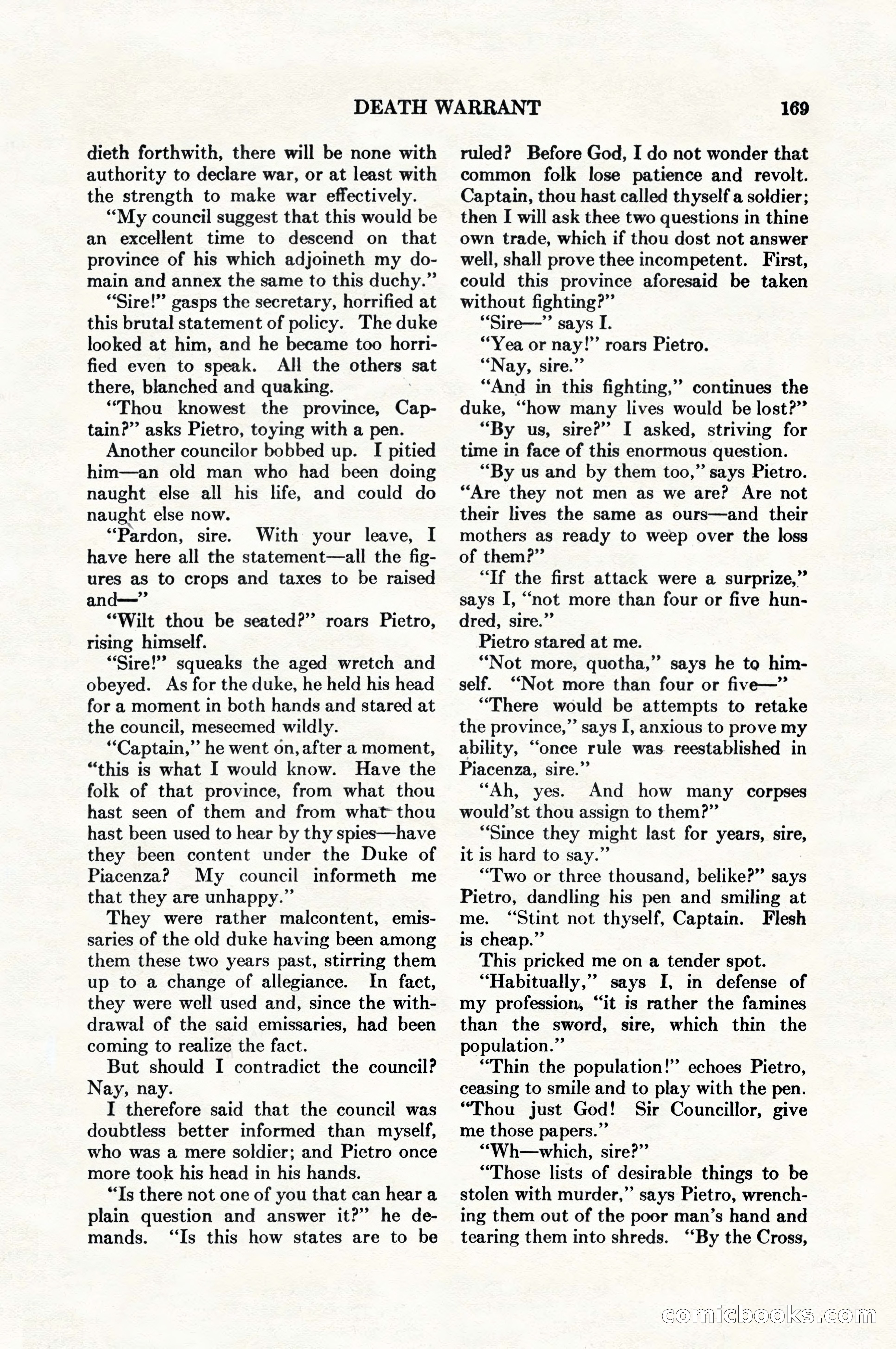Adventure Magazine, August 1, 1927 — page 181 of 206