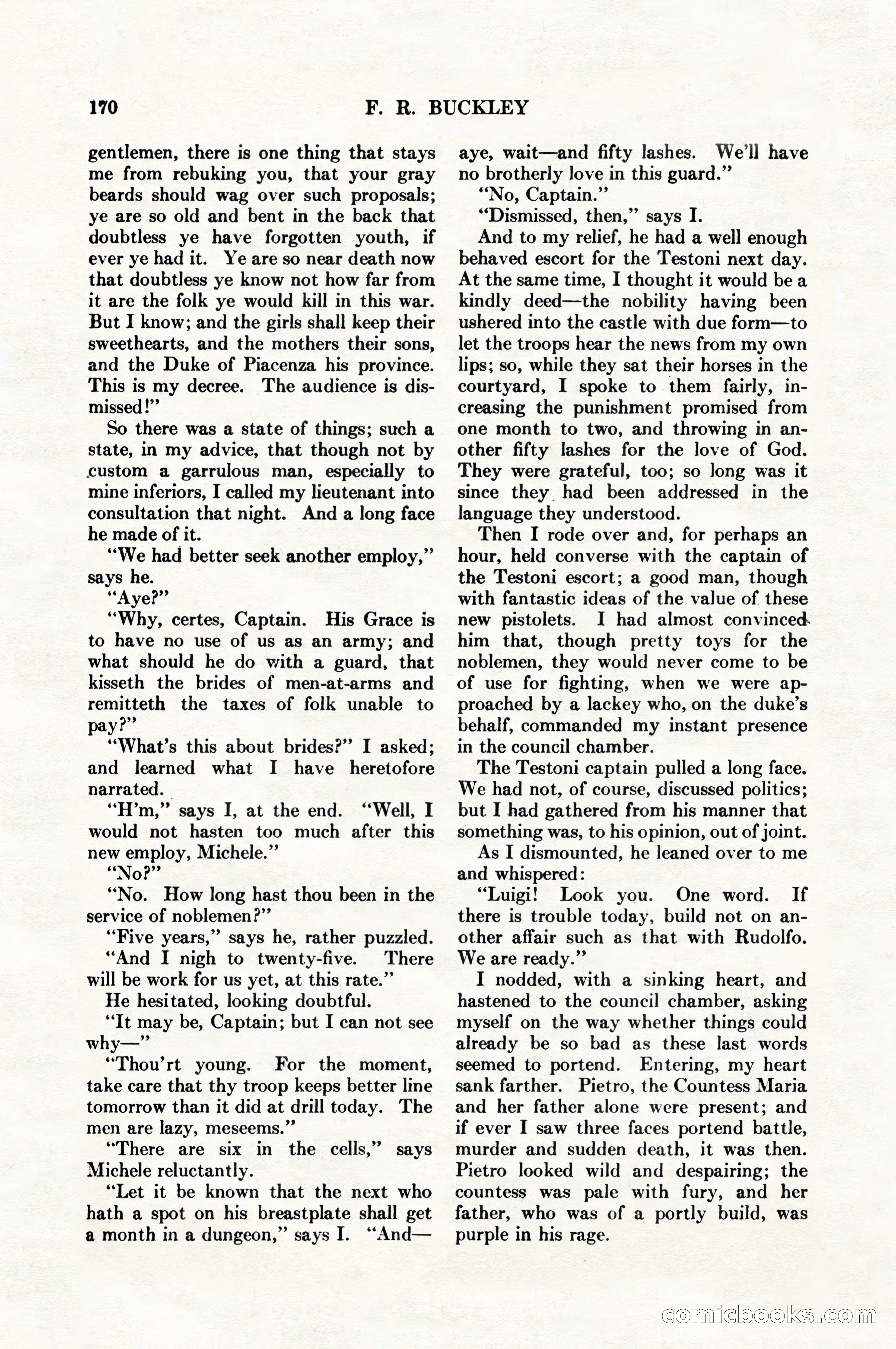 Adventure Magazine, August 1, 1927 — page 182 of 206