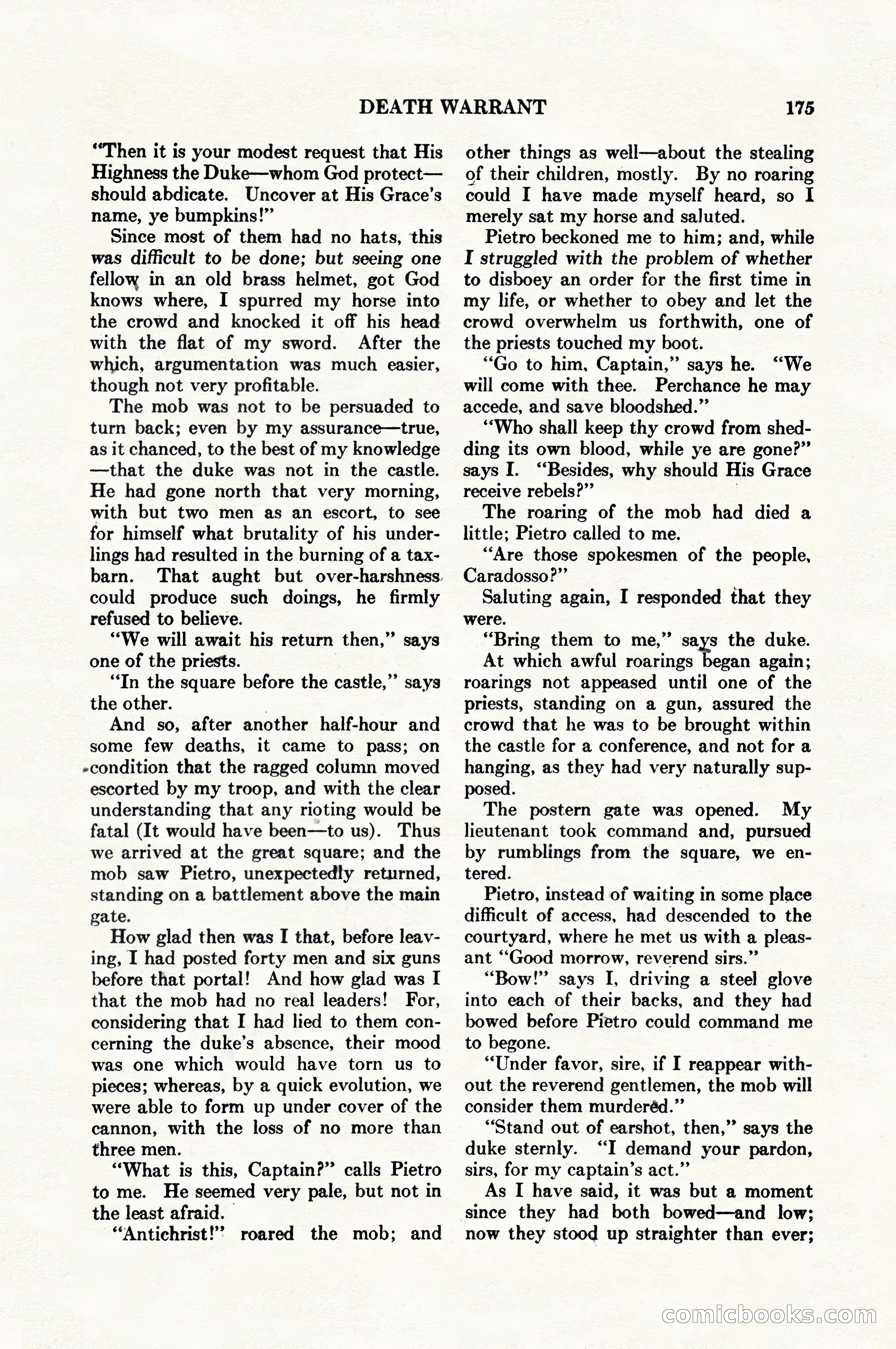 Adventure Magazine, August 1, 1927 — page 187 of 206