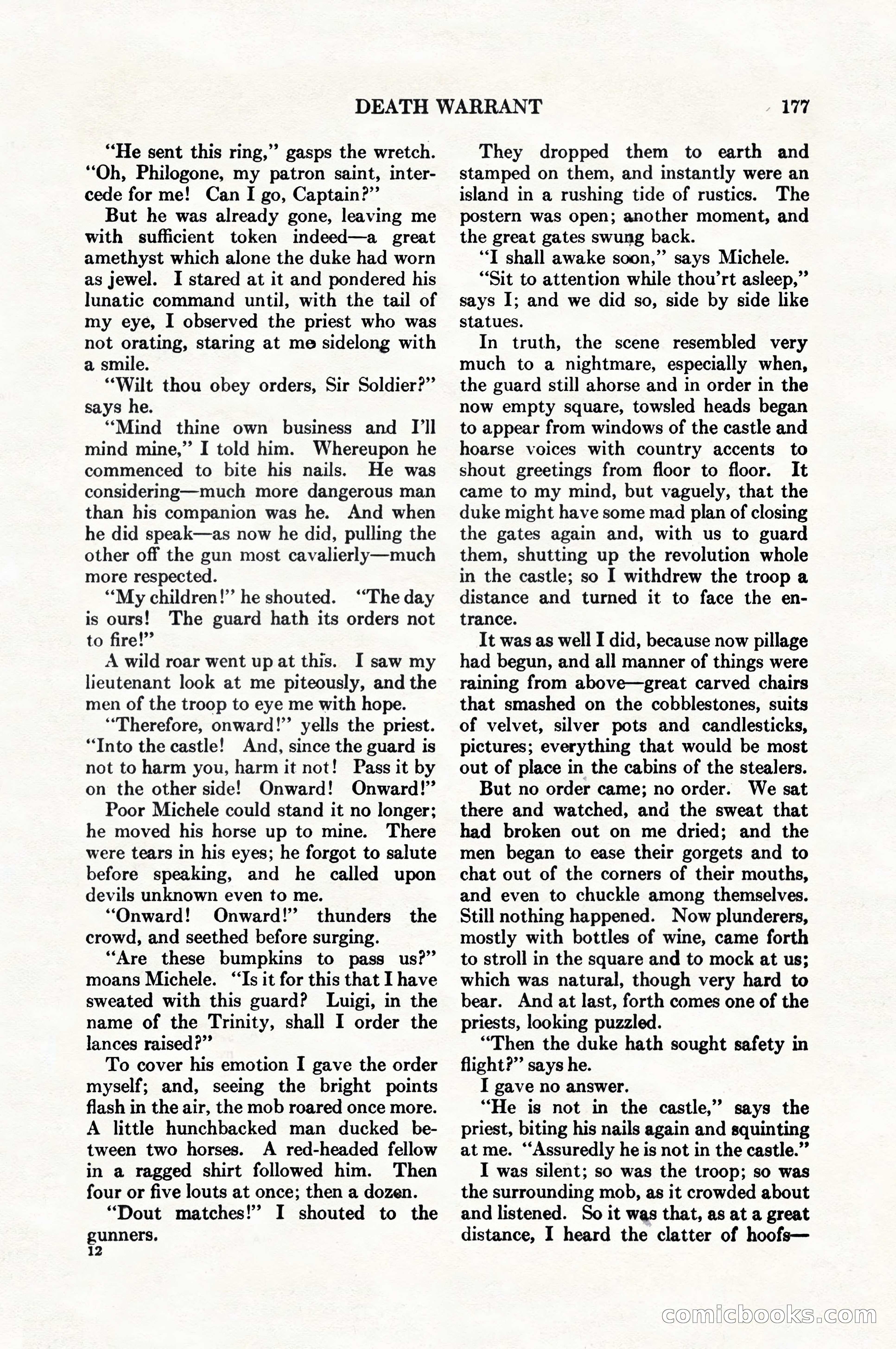 Adventure Magazine, August 1, 1927 — page 189 of 206