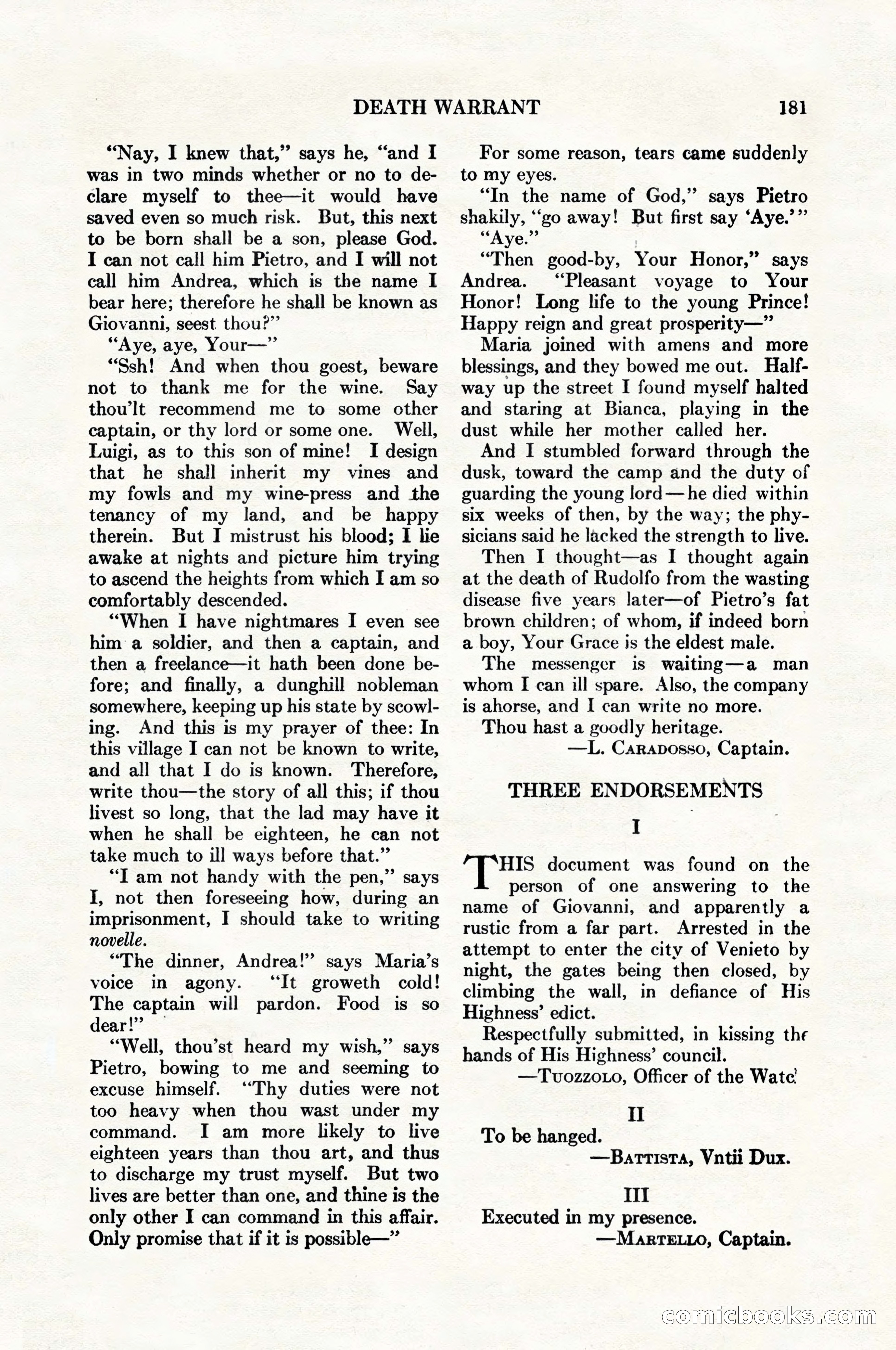 Adventure Magazine, August 1, 1927 — page 193 of 206