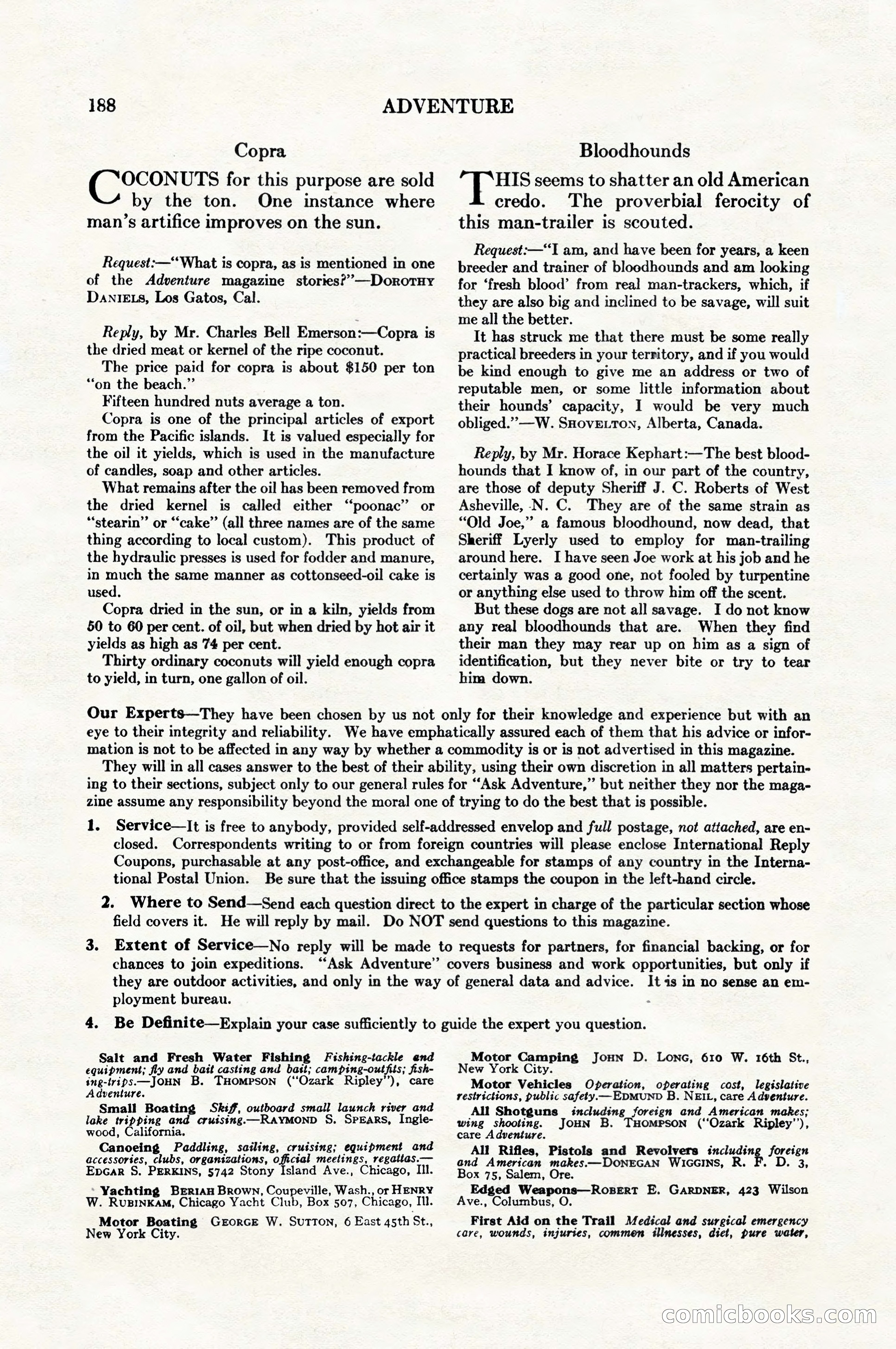 Adventure Magazine, August 1, 1927 — page 200 of 206