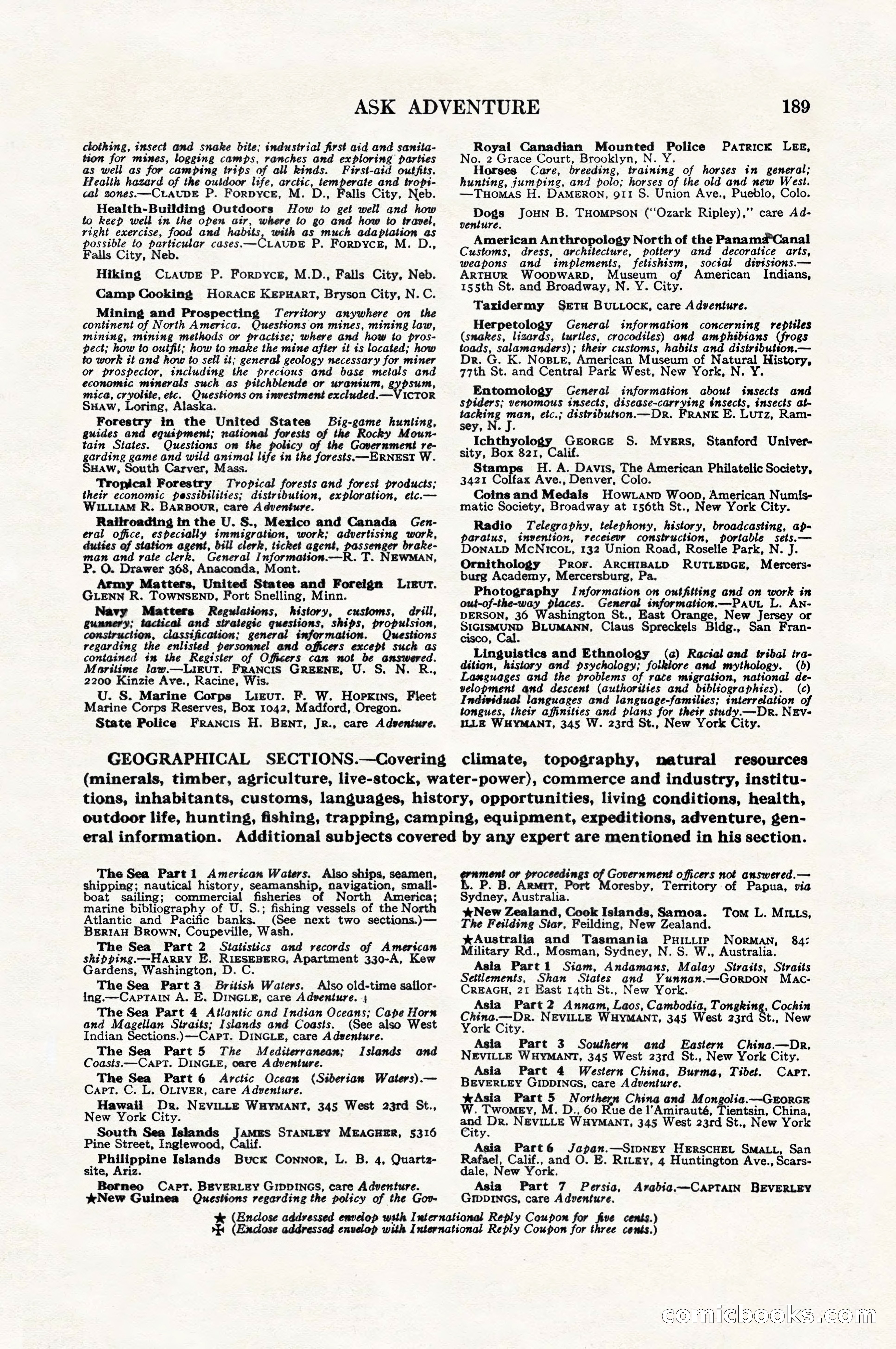 Adventure Magazine, August 1, 1927 — page 201 of 206