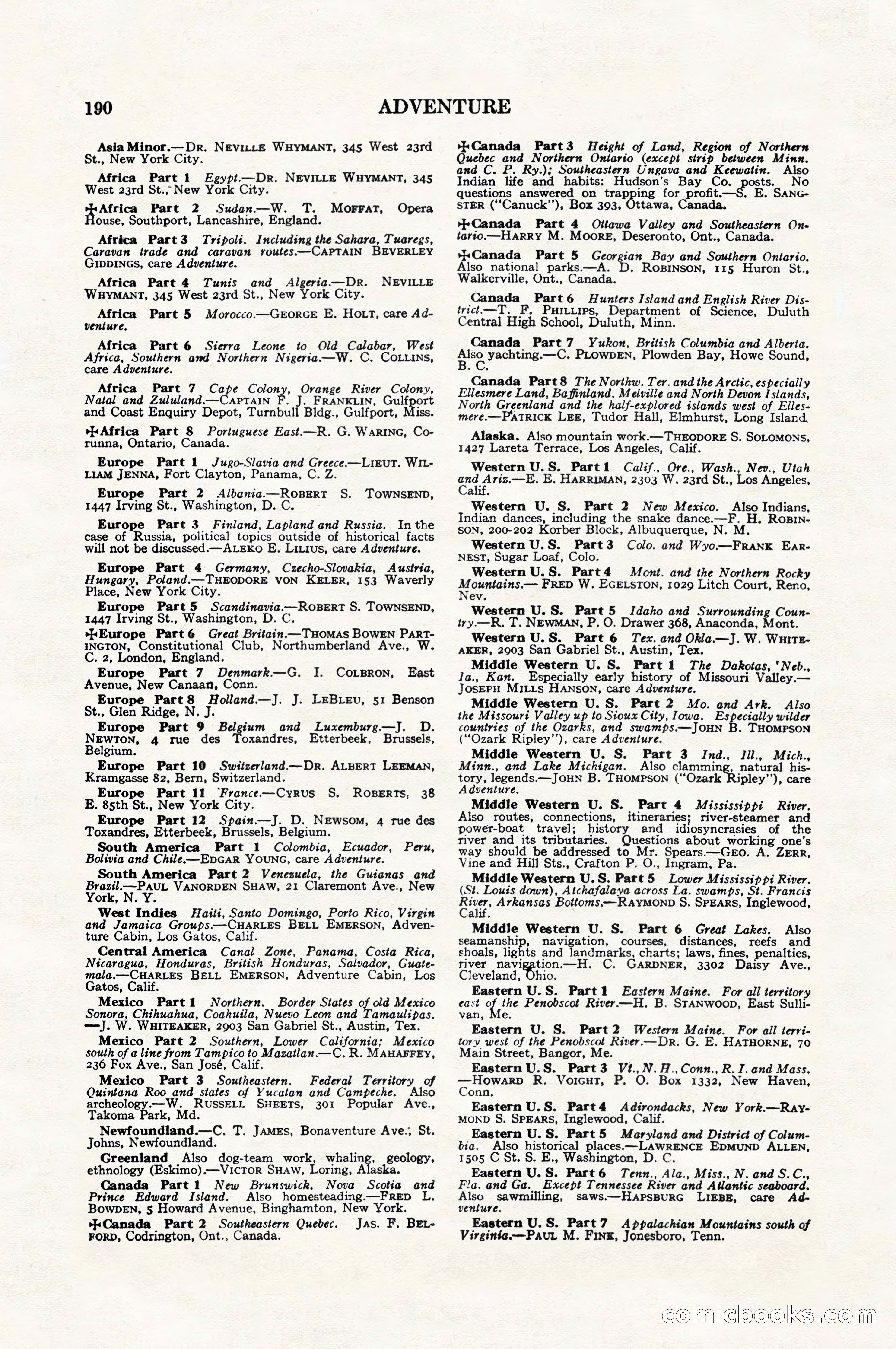 Adventure Magazine, August 1, 1927 — page 202 of 206