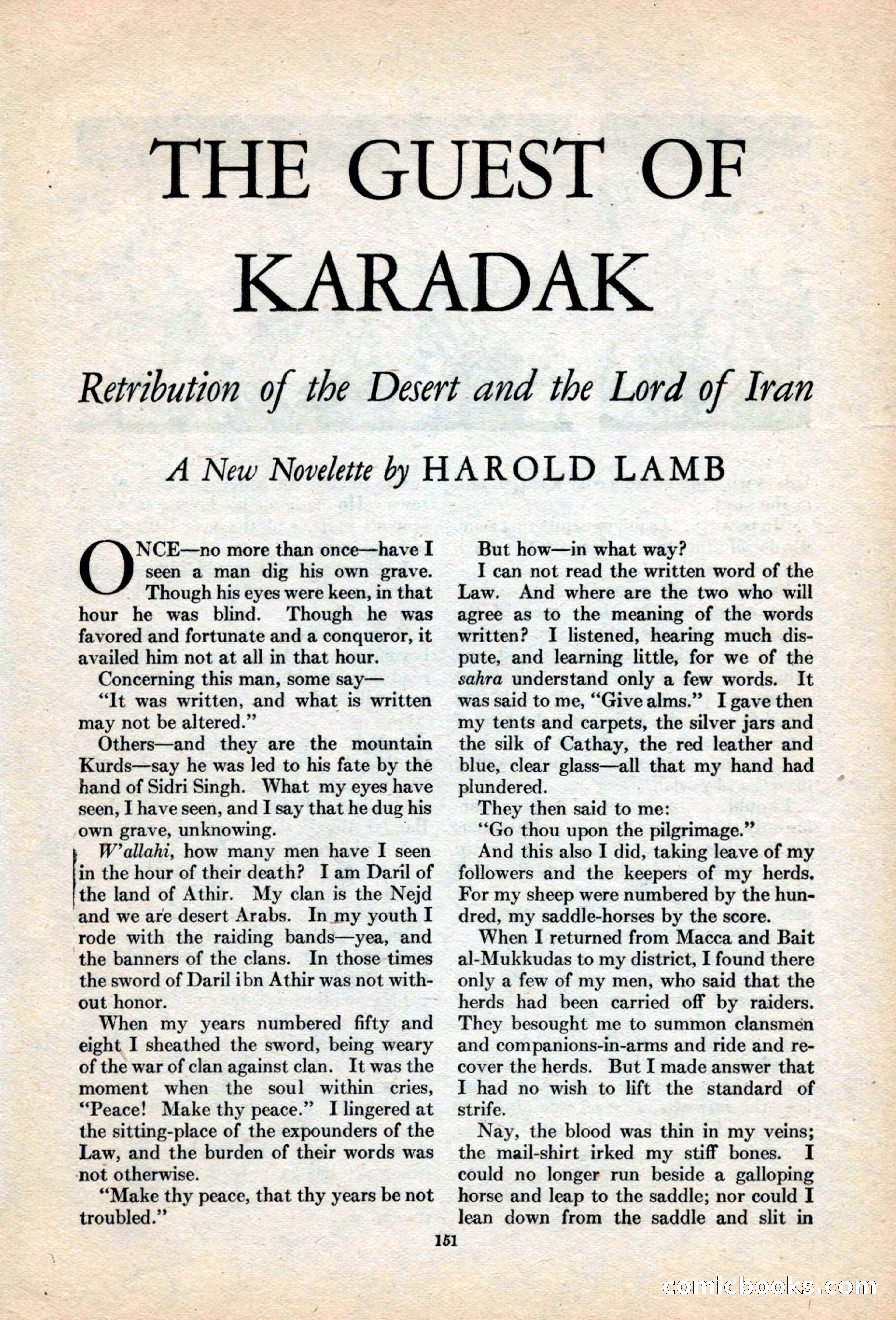 Adventure, August 15, 1927 — page 153 of 196