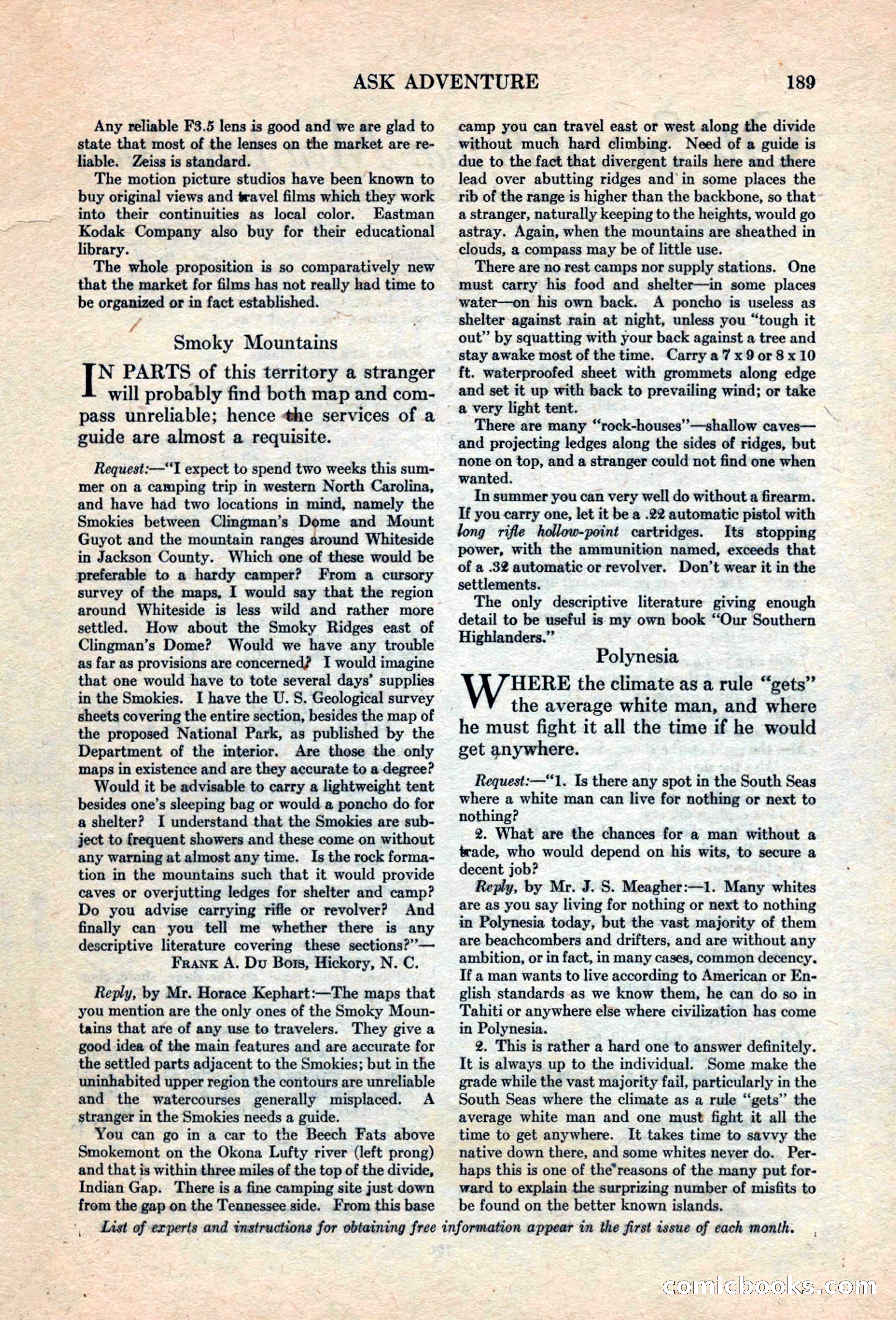 Adventure, August 15, 1927 — page 191 of 196