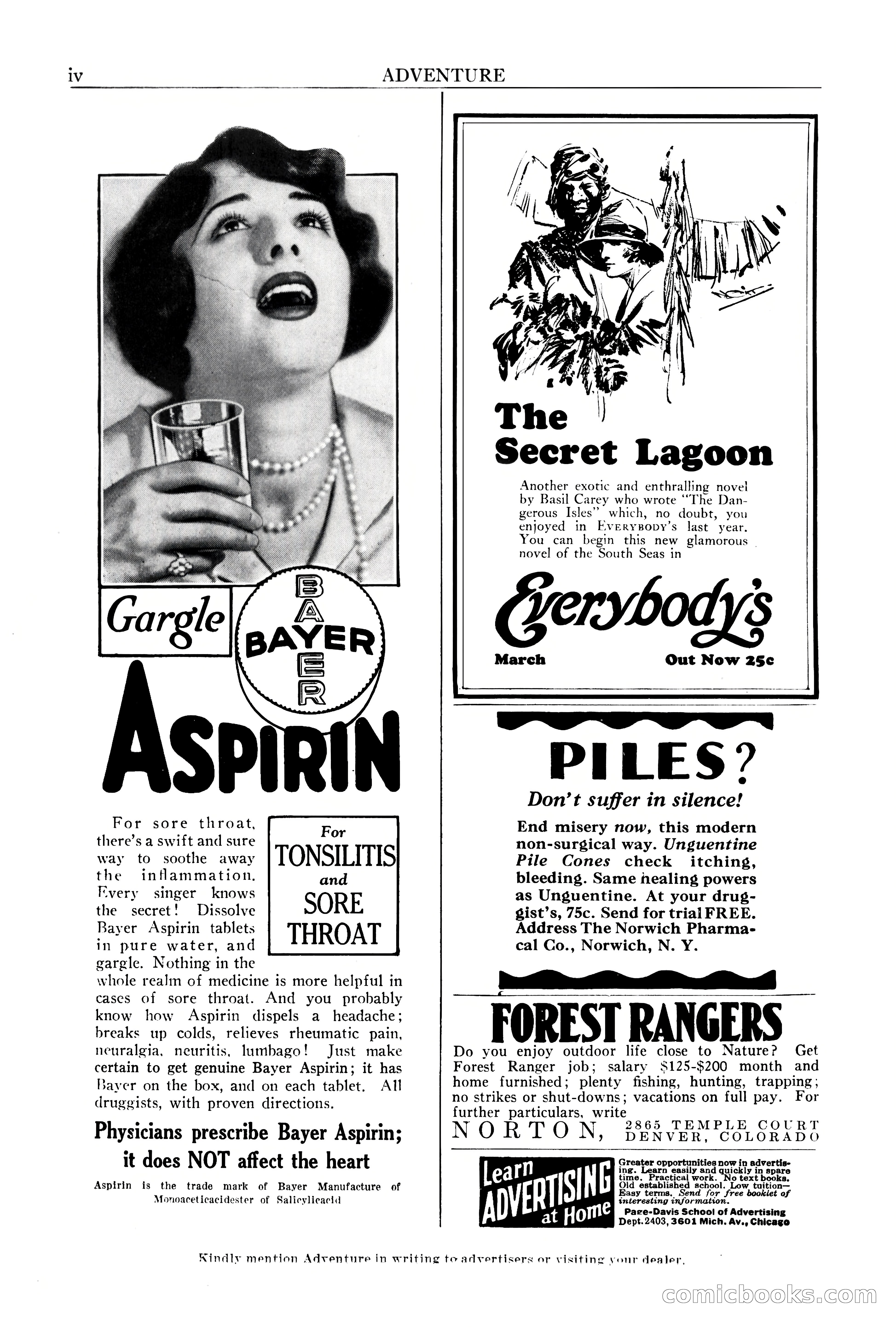 Adventure Magazine, March 1, 1928 — page 6 of 204