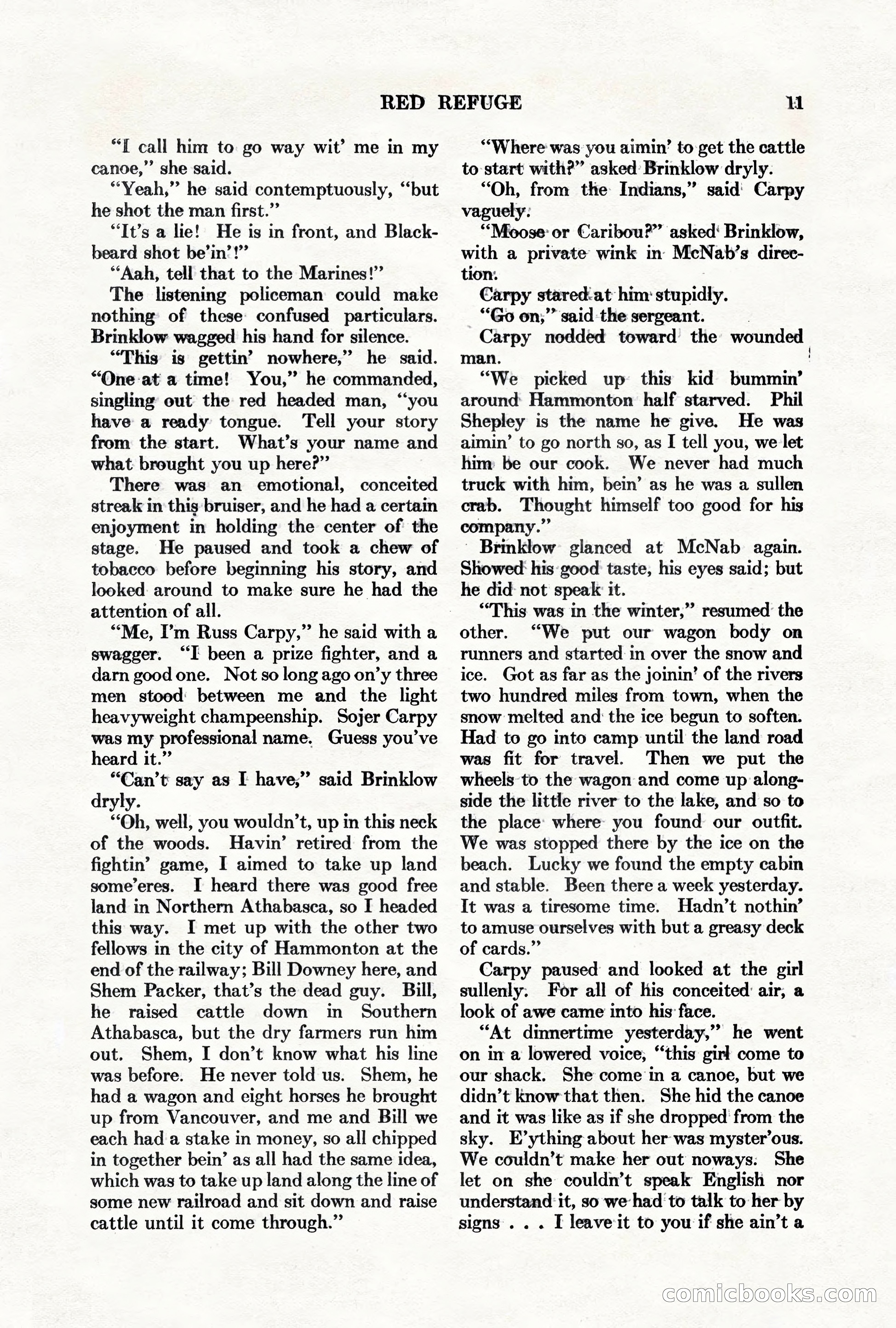 Adventure Magazine, March 1, 1928 — page 21 of 204