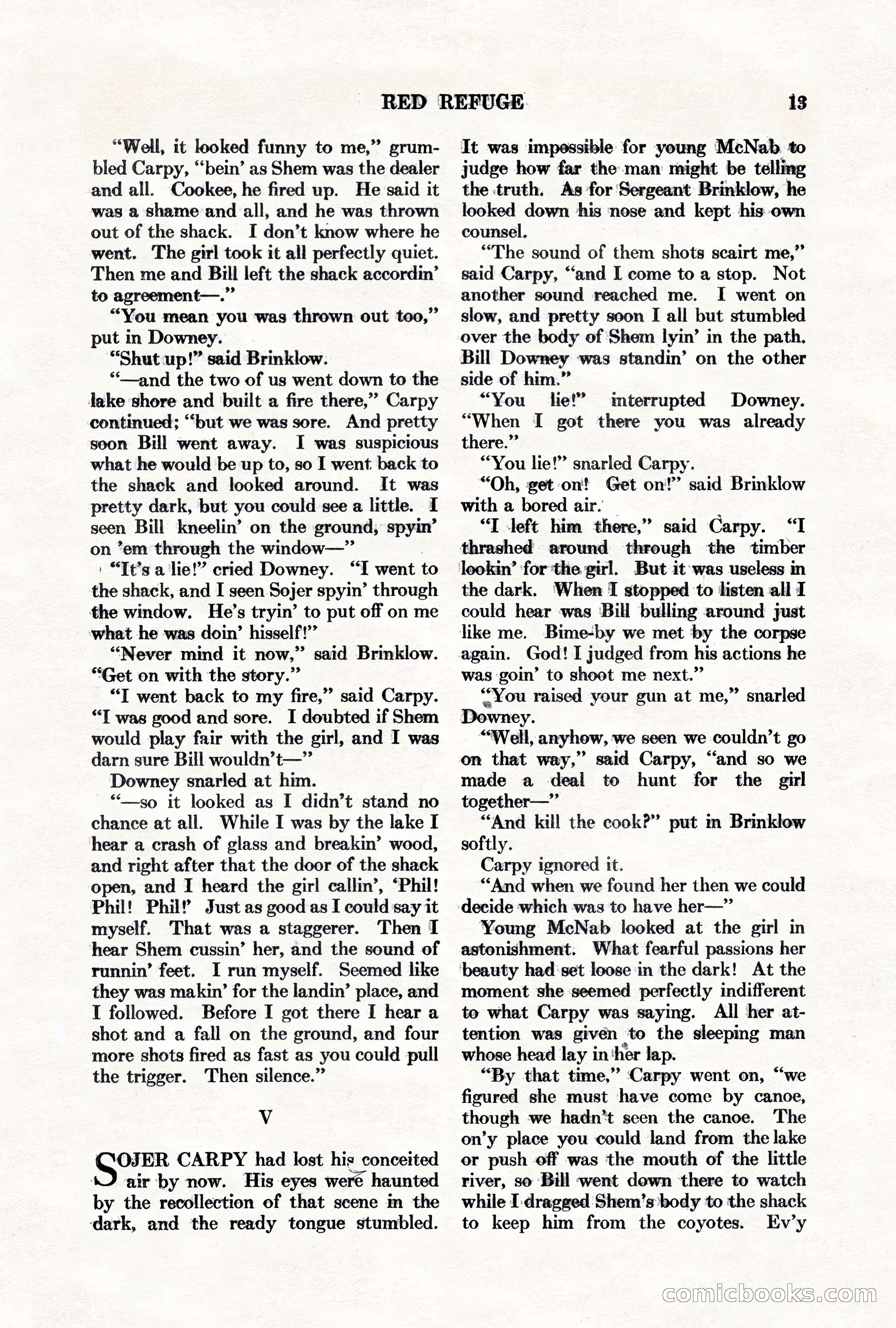 Adventure Magazine, March 1, 1928 — page 23 of 204