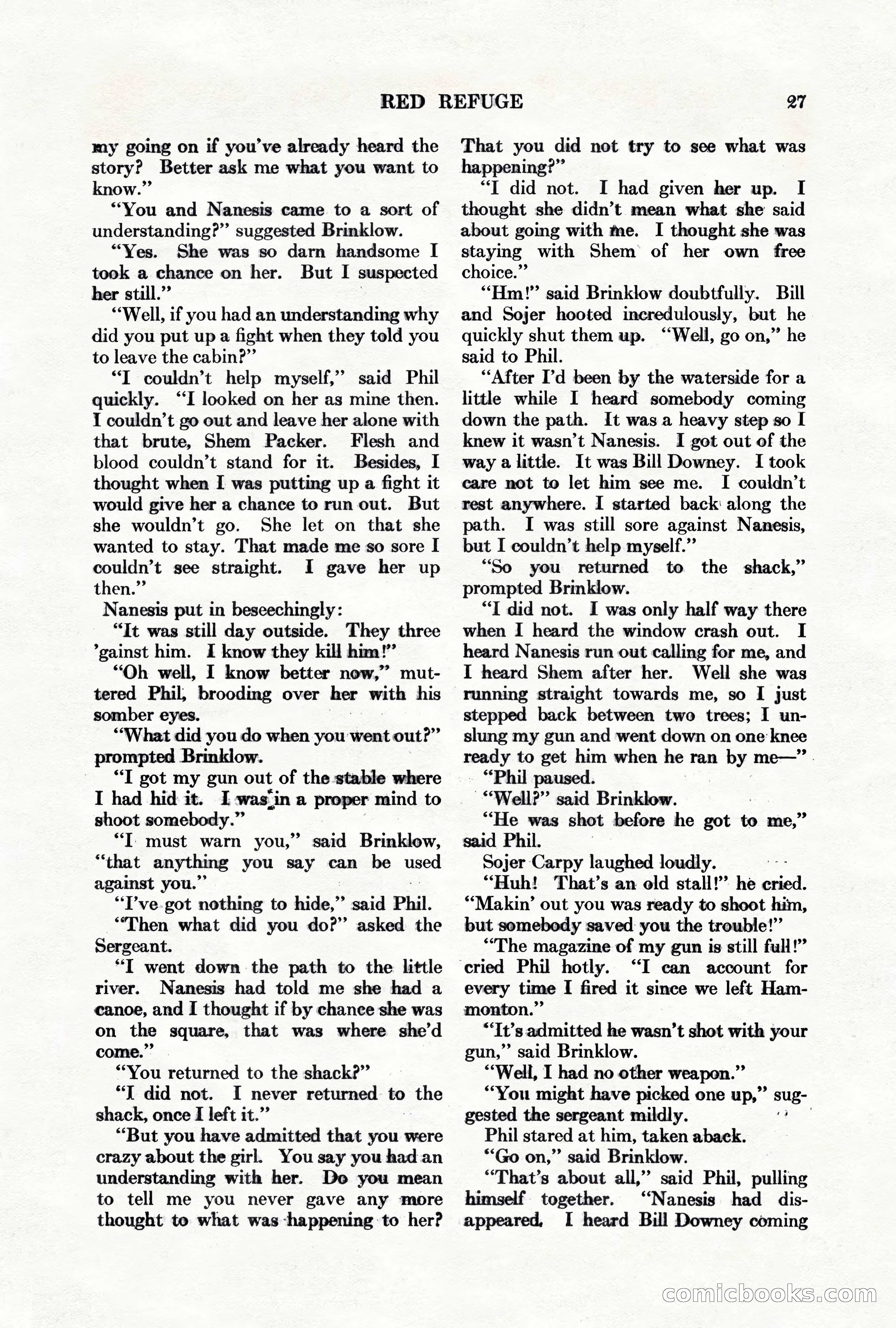 Adventure Magazine, March 1, 1928 — page 37 of 204