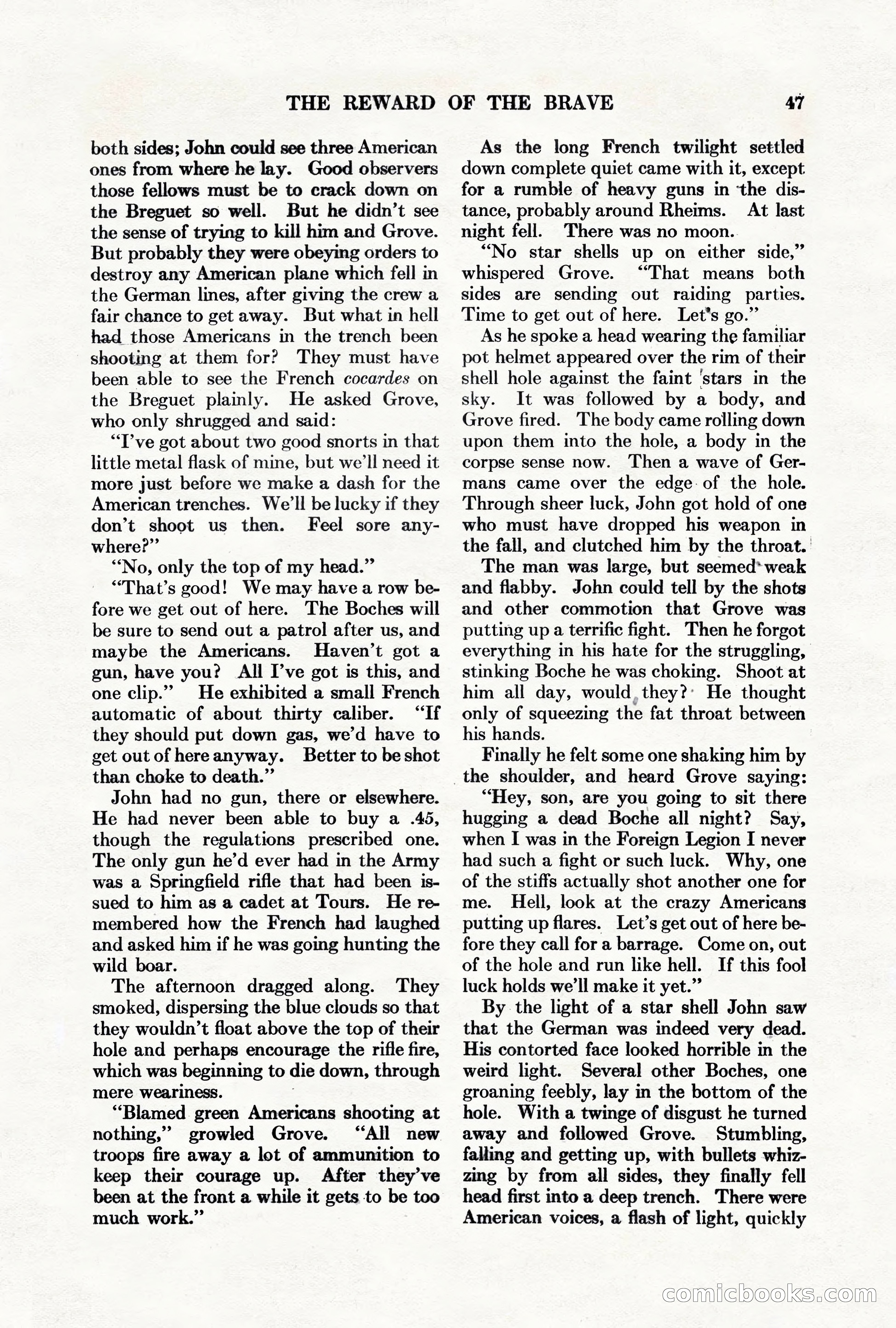 Adventure Magazine, March 1, 1928 — page 57 of 204