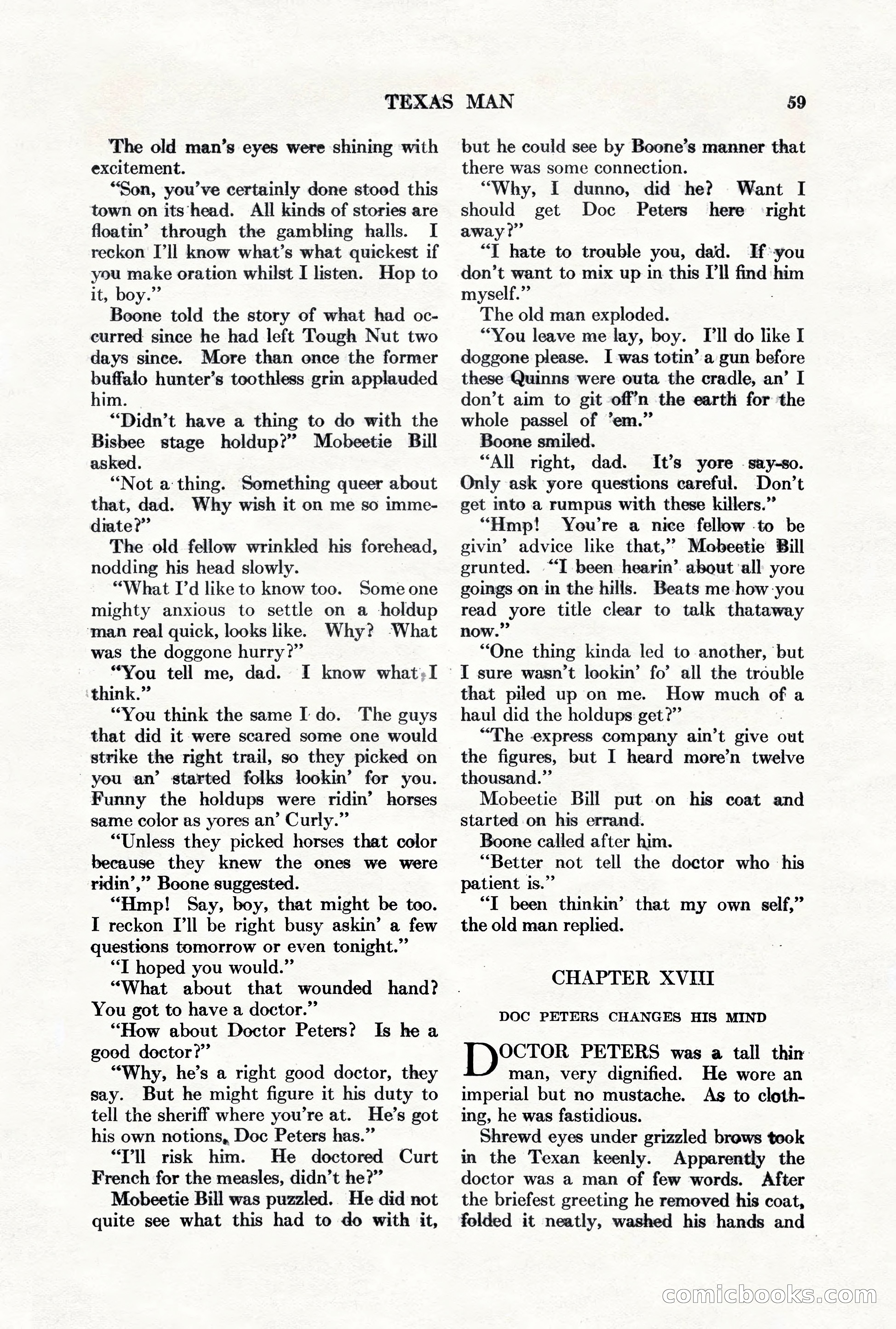 Adventure Magazine, March 1, 1928 — page 69 of 204