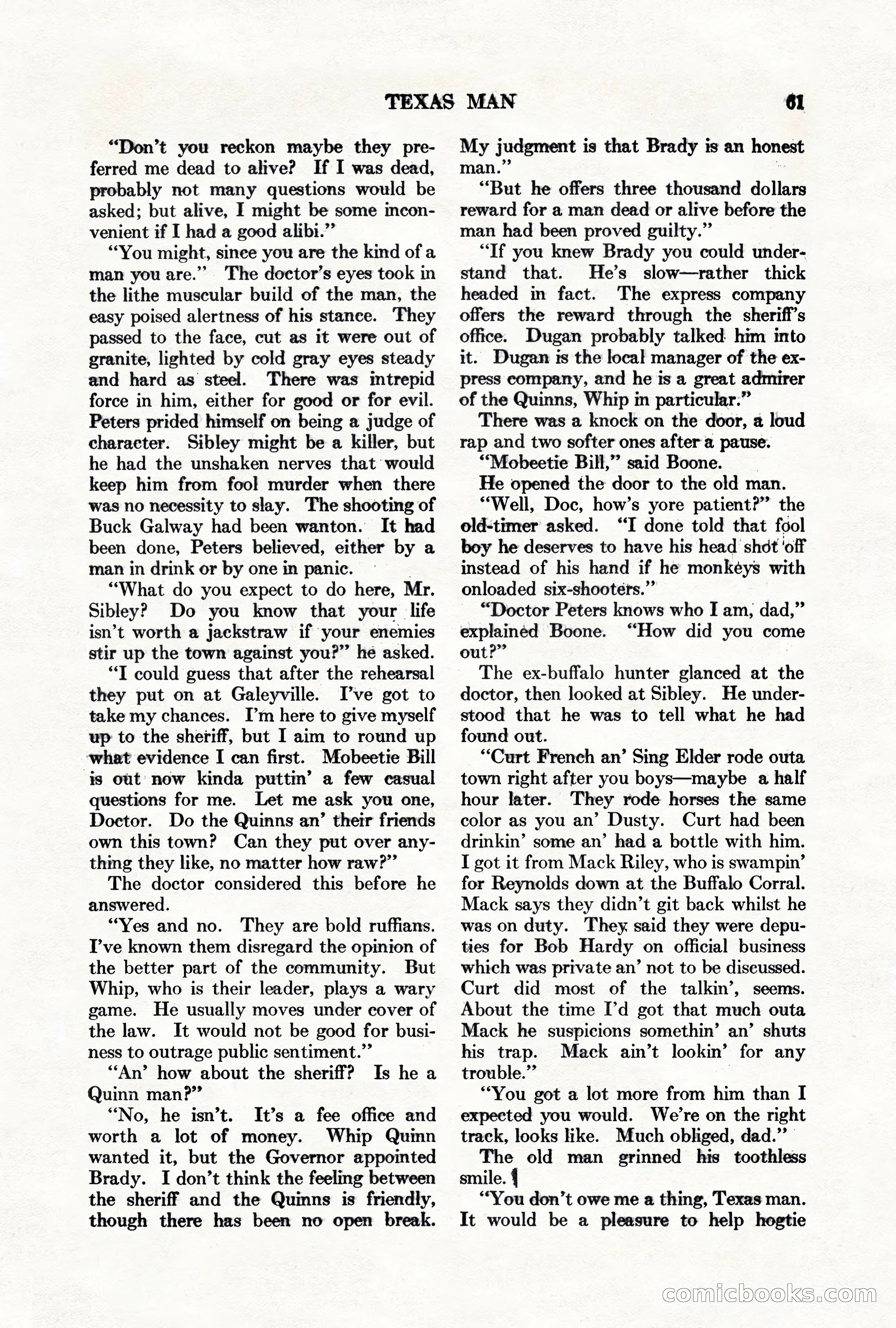 Adventure Magazine, March 1, 1928 — page 71 of 204