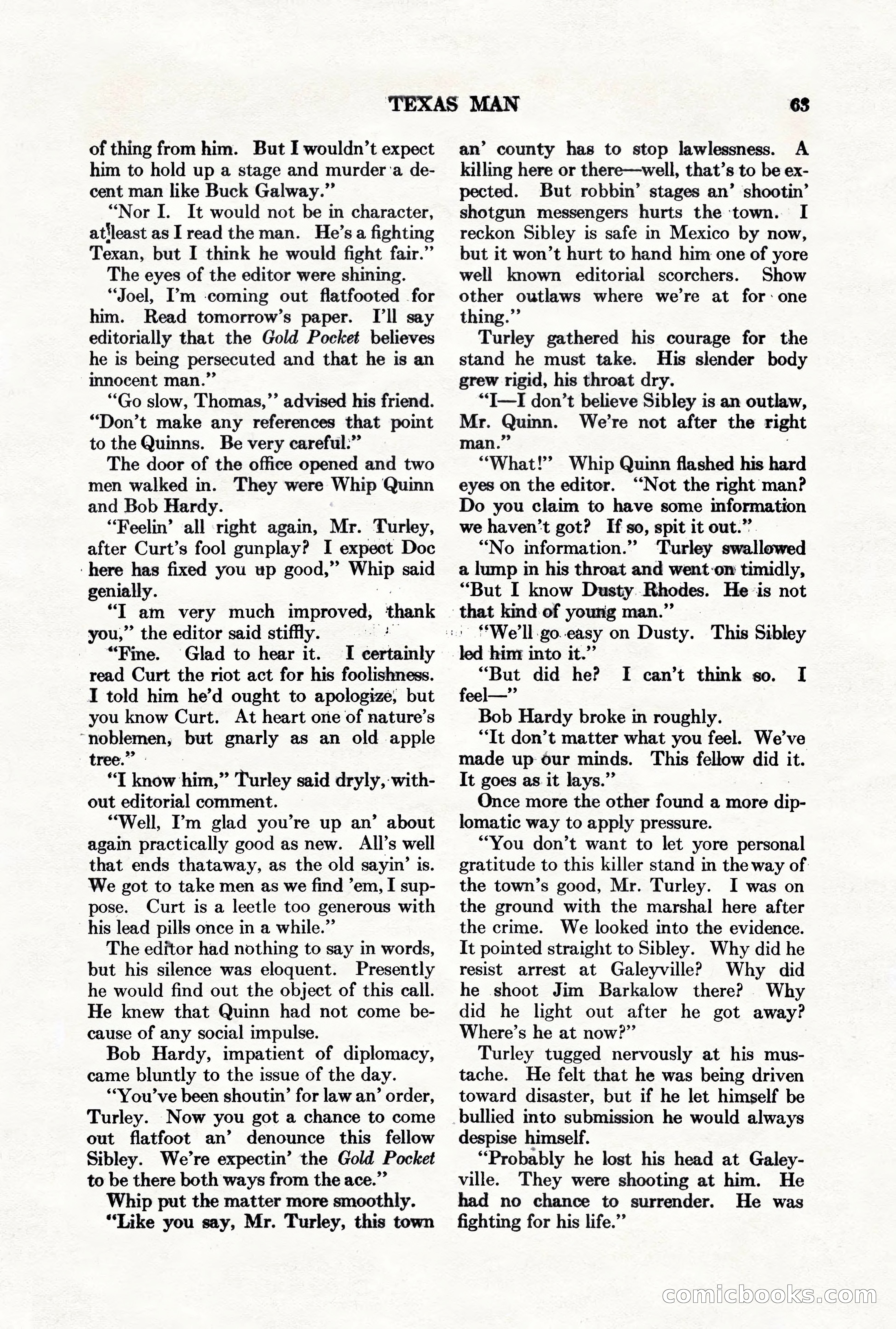 Adventure Magazine, March 1, 1928 — page 73 of 204