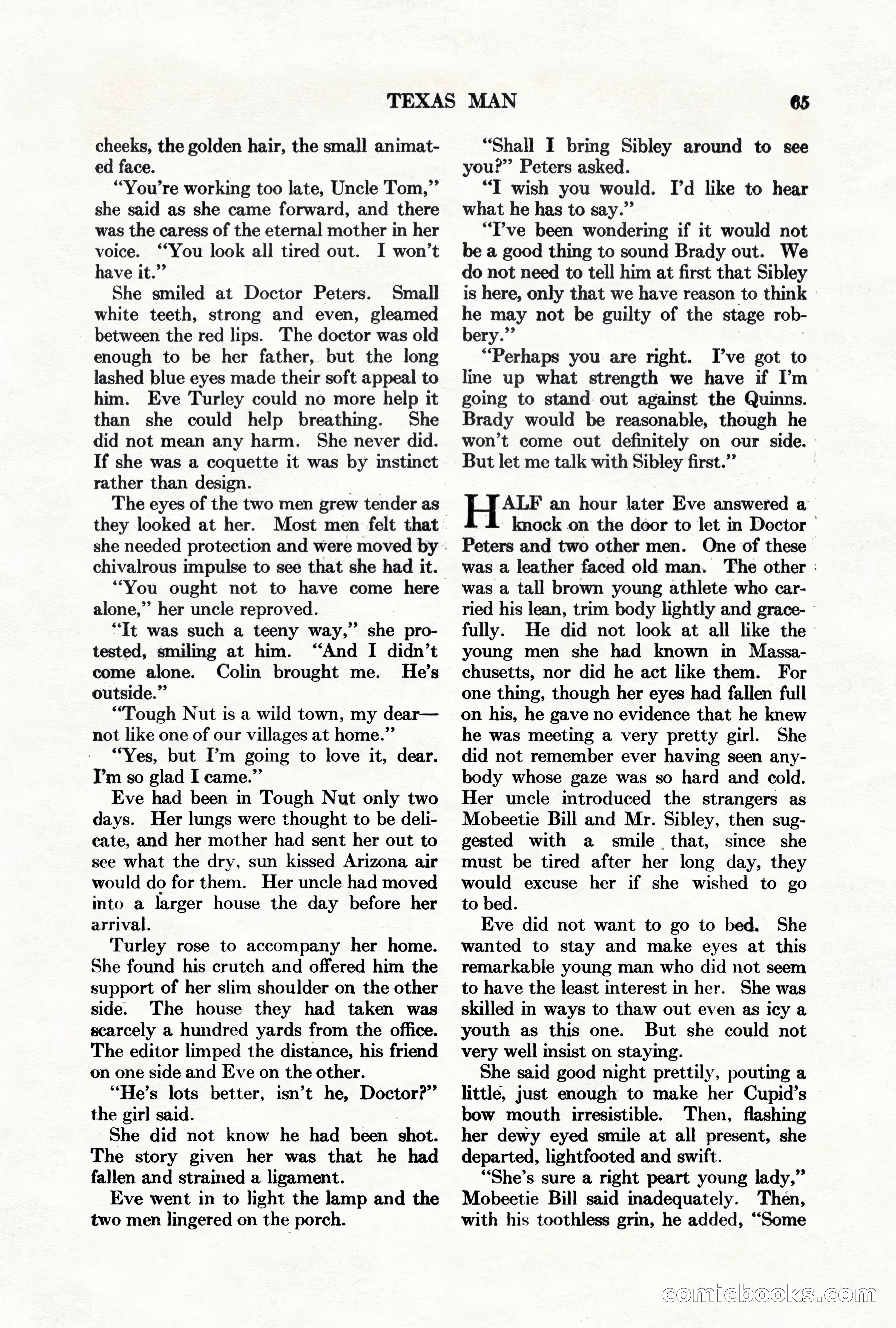 Adventure Magazine, March 1, 1928 — page 75 of 204