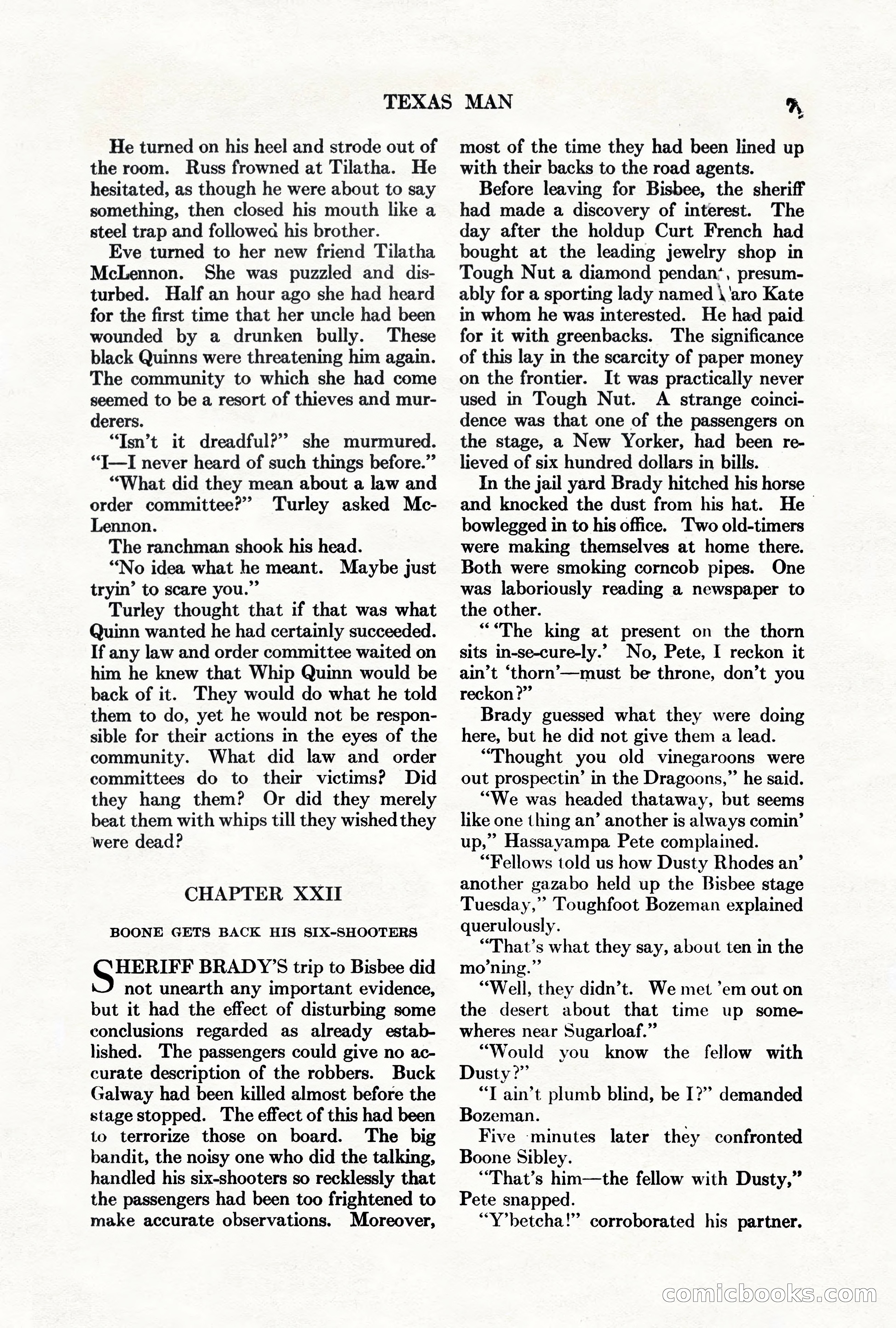 Adventure Magazine, March 1, 1928 — page 81 of 204