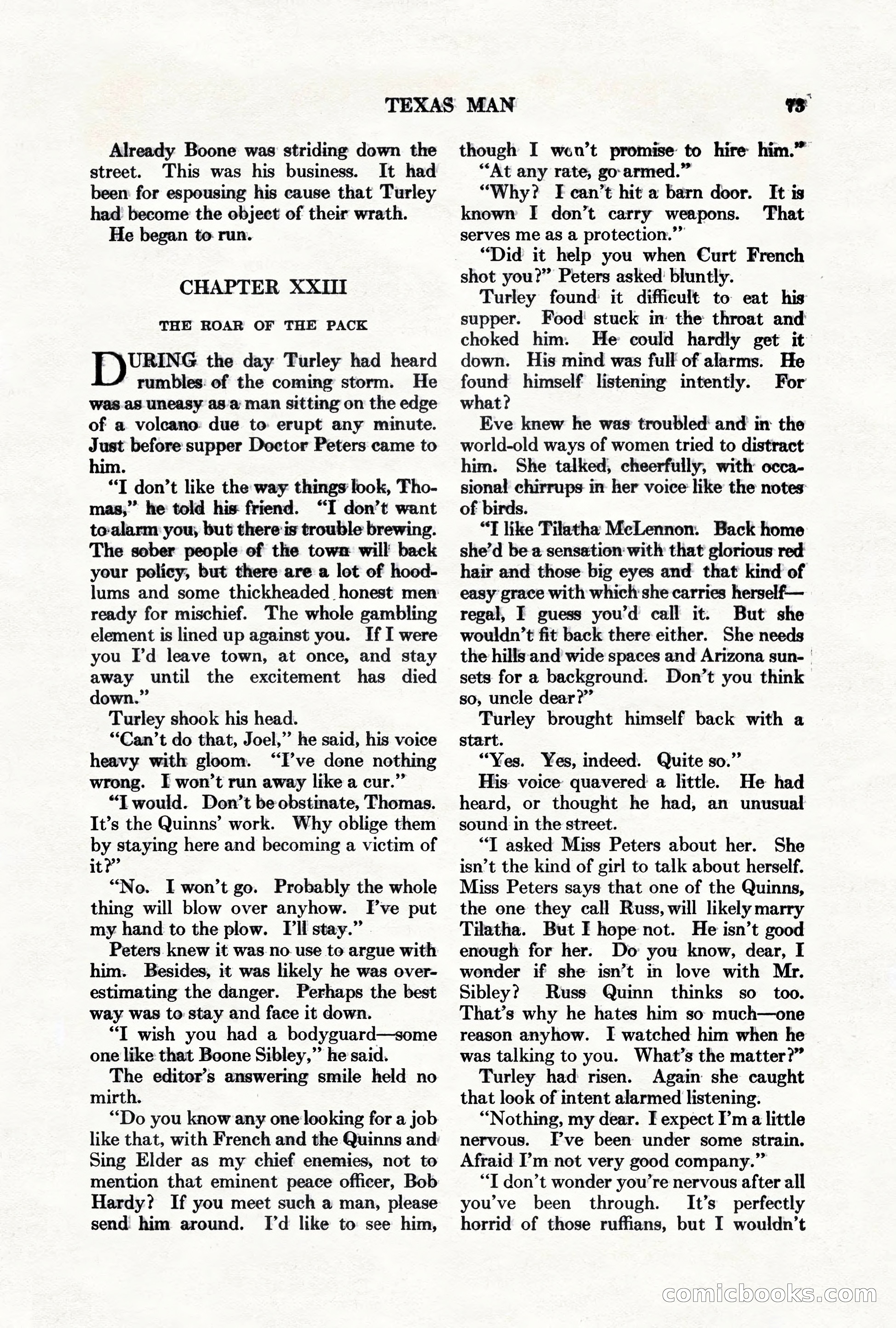 Adventure Magazine, March 1, 1928 — page 83 of 204