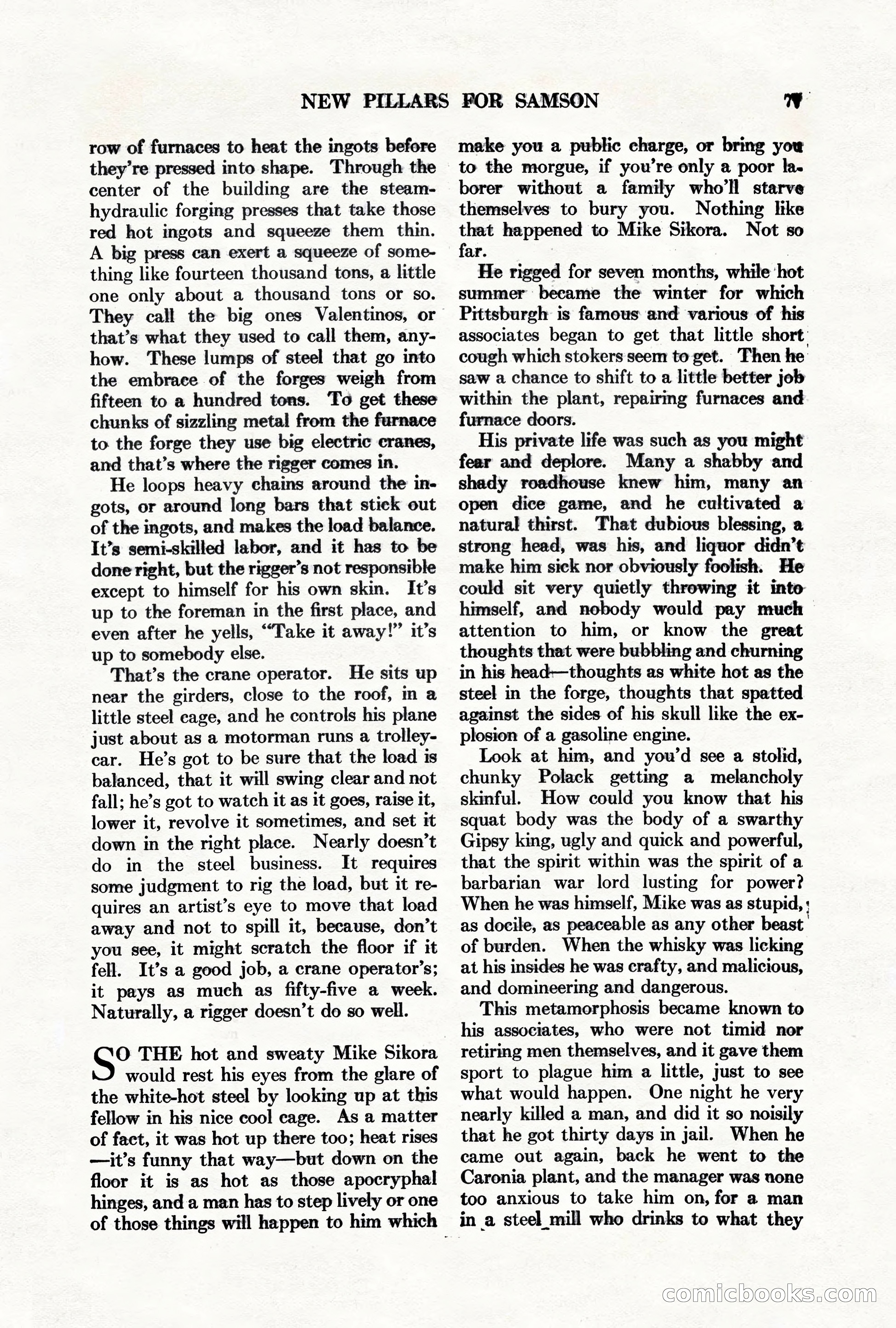 Adventure Magazine, March 1, 1928 — page 87 of 204