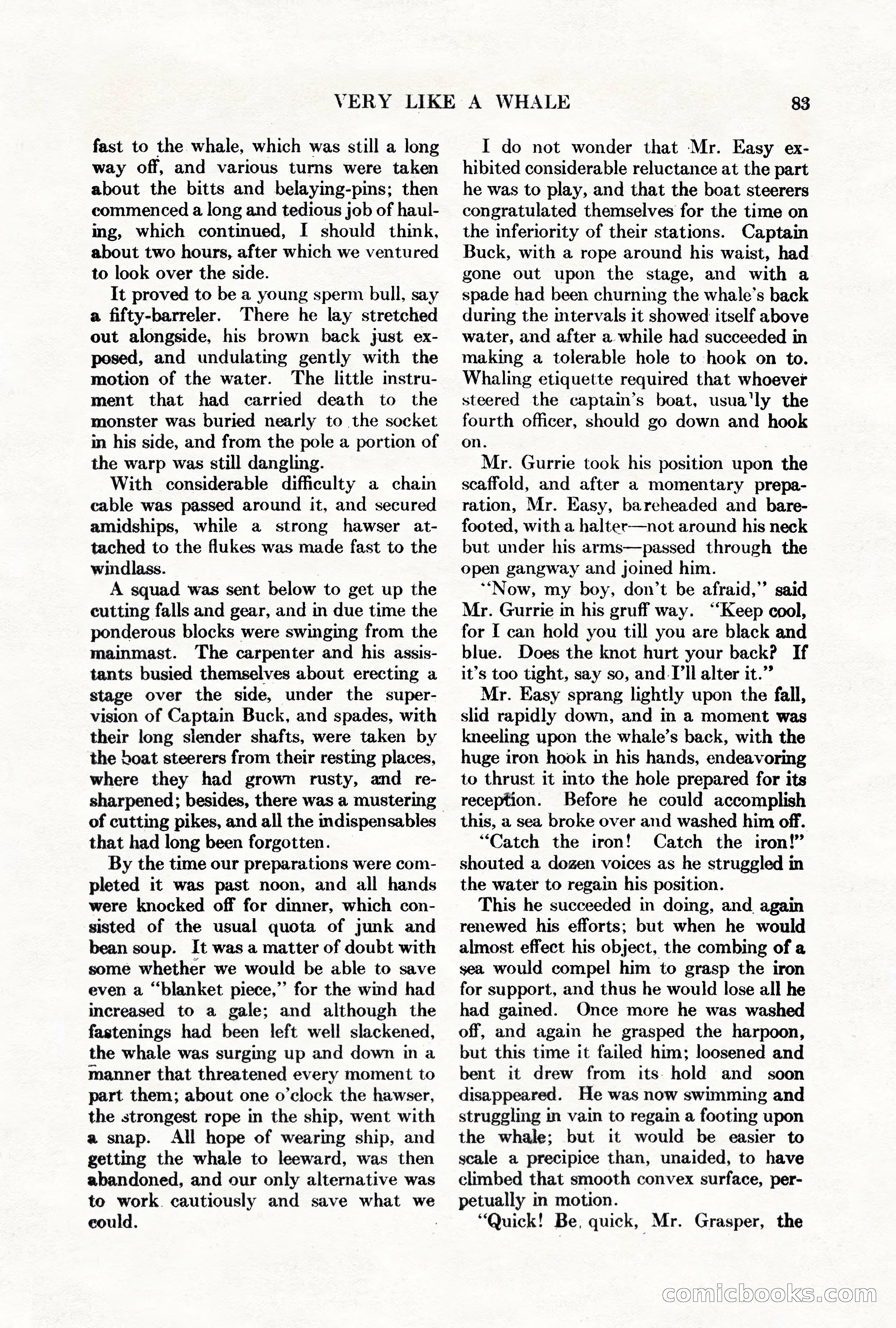 Adventure Magazine, March 1, 1928 — page 93 of 204