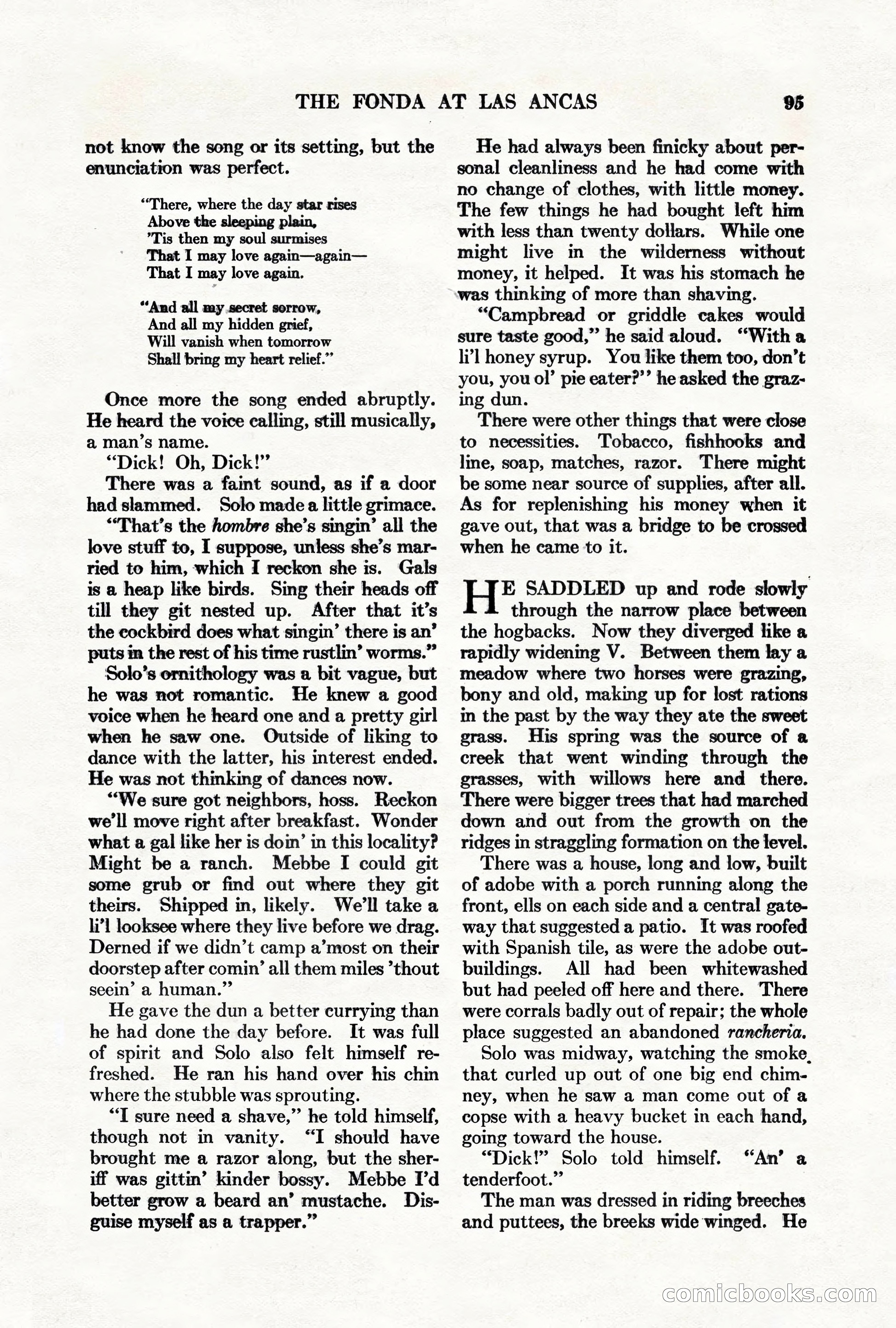 Adventure Magazine, March 1, 1928 — page 105 of 204