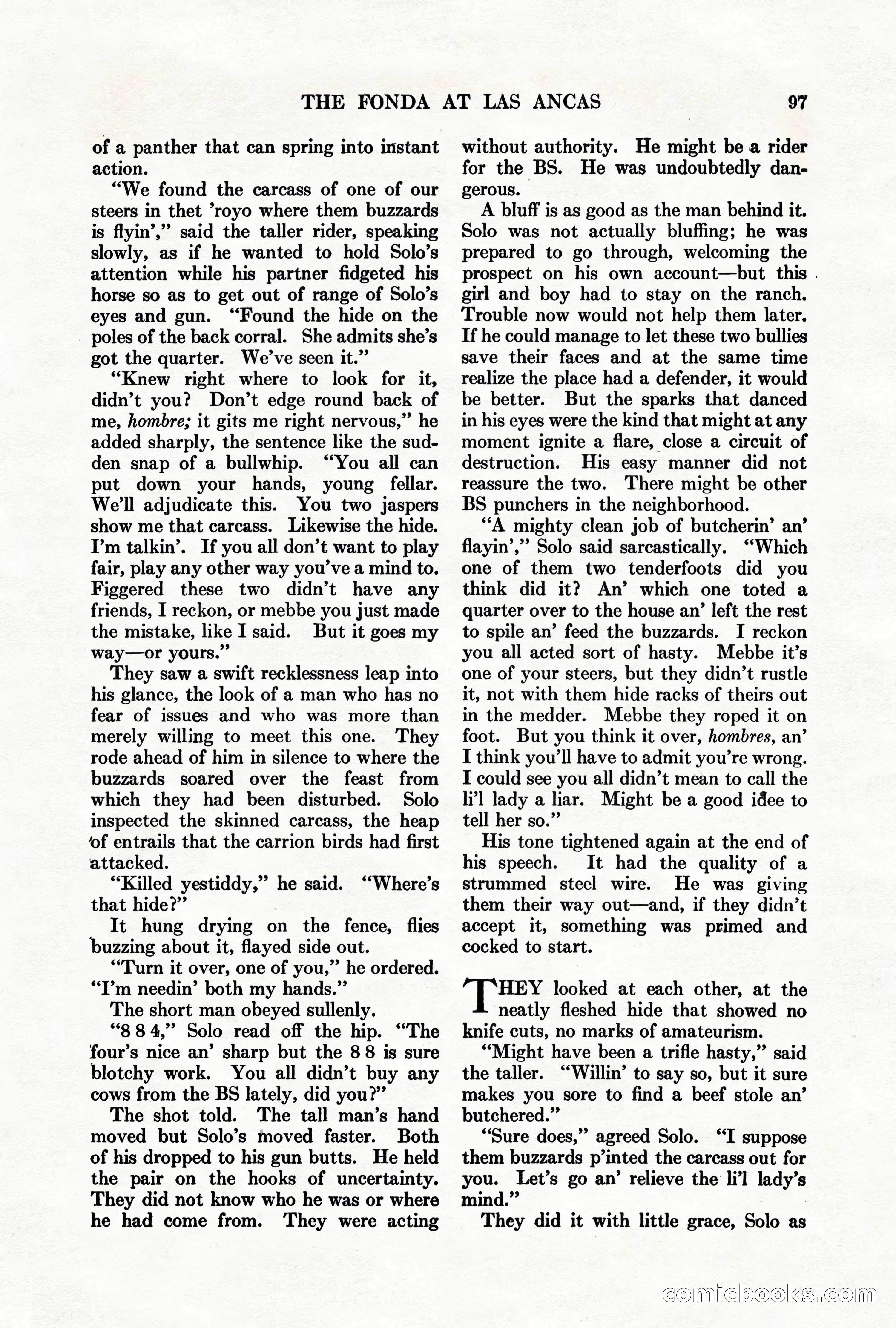 Adventure Magazine, March 1, 1928 — page 107 of 204