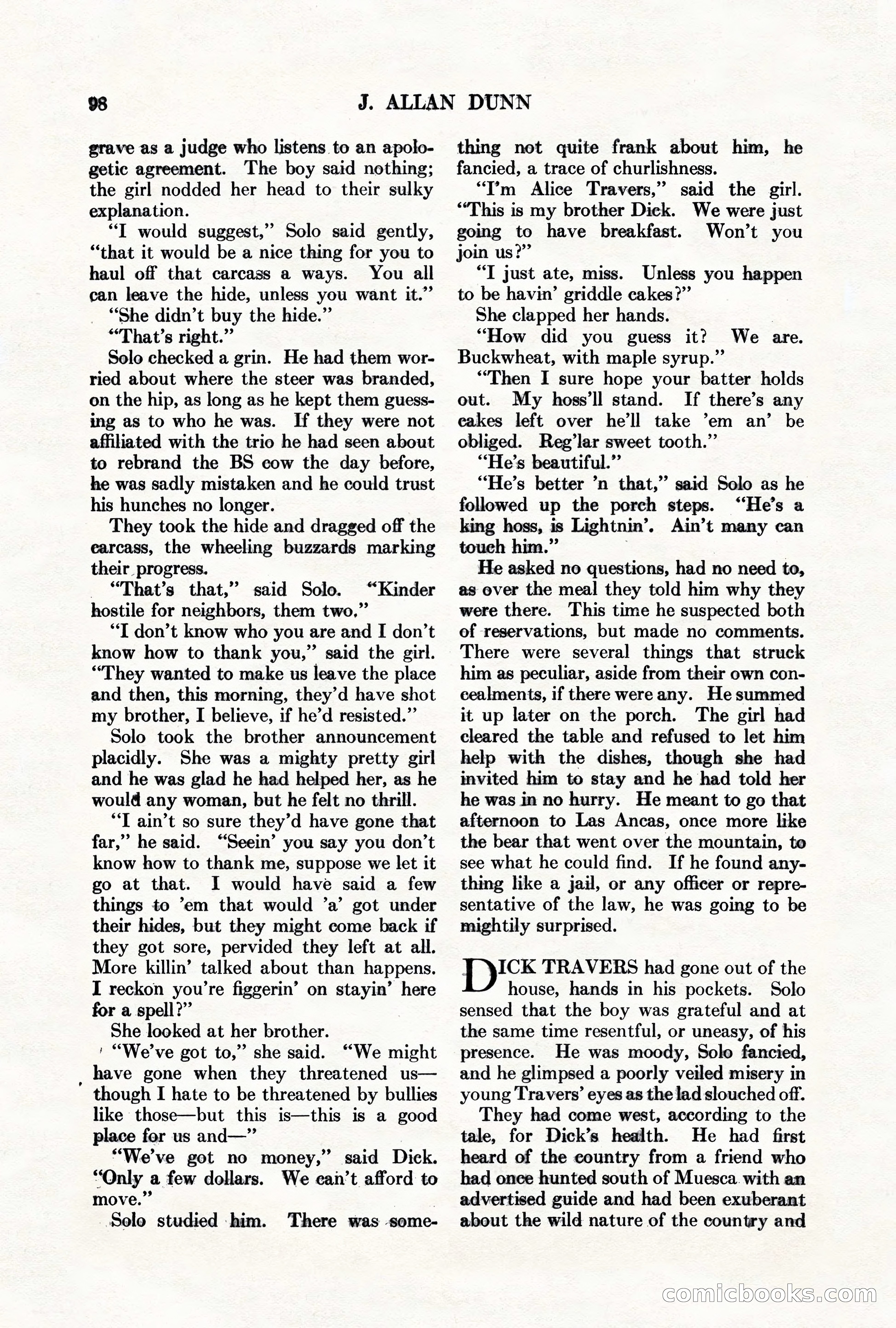 Adventure Magazine, March 1, 1928 — page 108 of 204